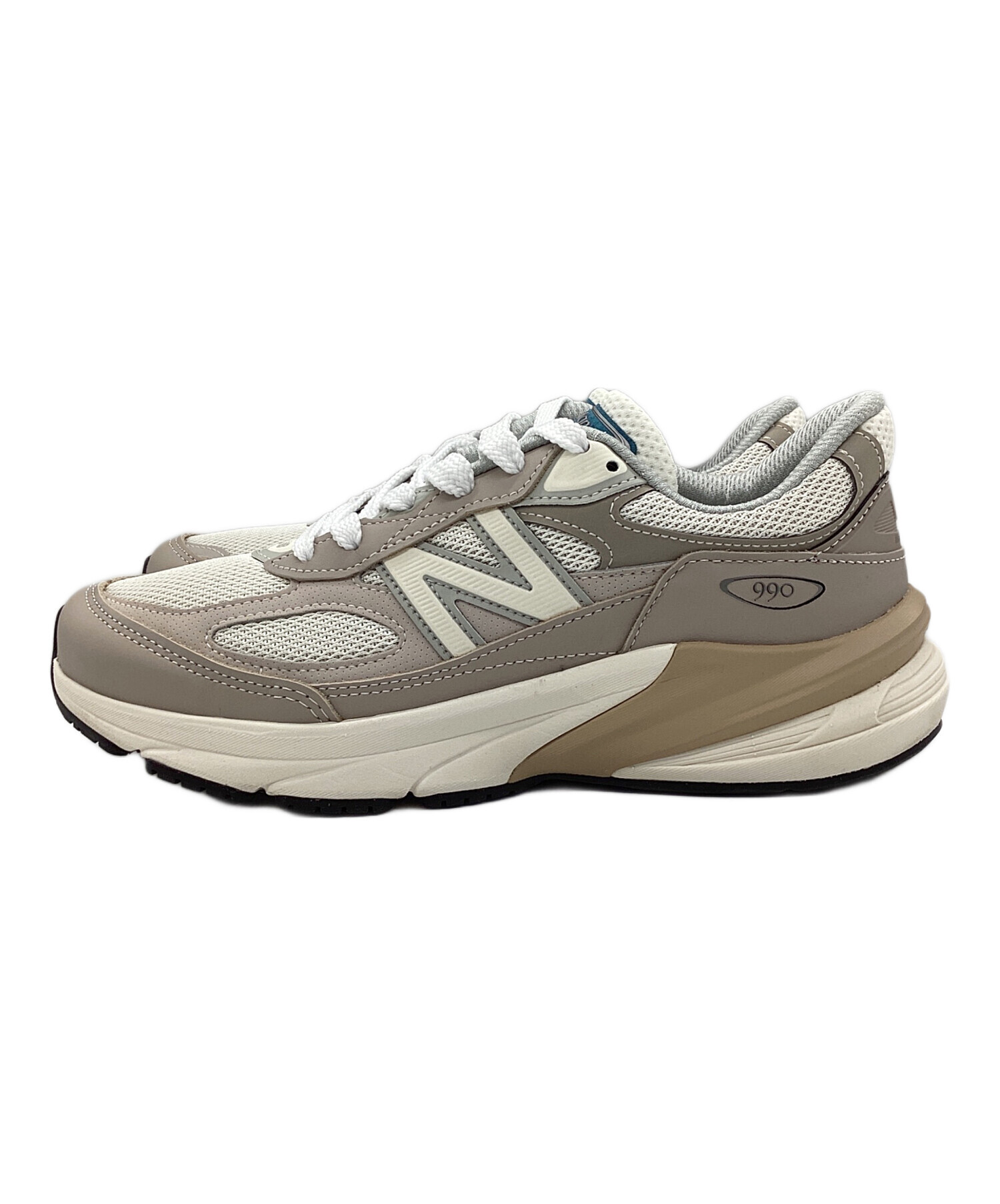 中古・古着通販】NEW BALANCE (ニューバランス) 990V6 グレー×ベージュ 