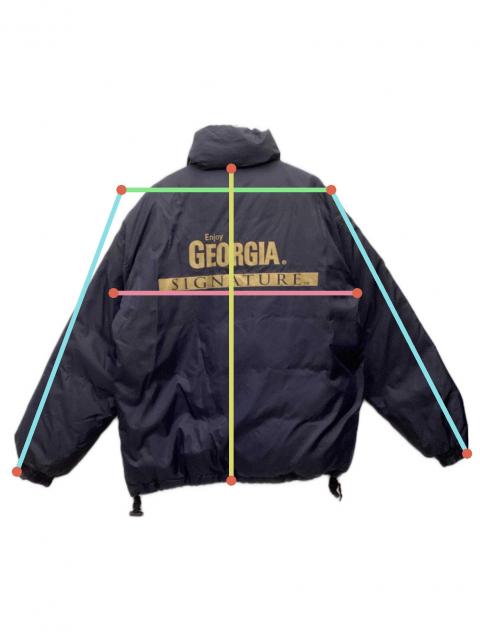 中古・古着通販】GEORGIA (ジョージア) ダウンジャケット ネイビー