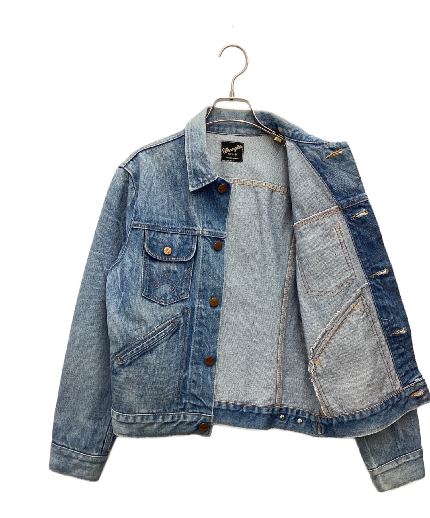中古・古着通販】S WRANGLER (ラングラー) デニムジャケット スカイ 