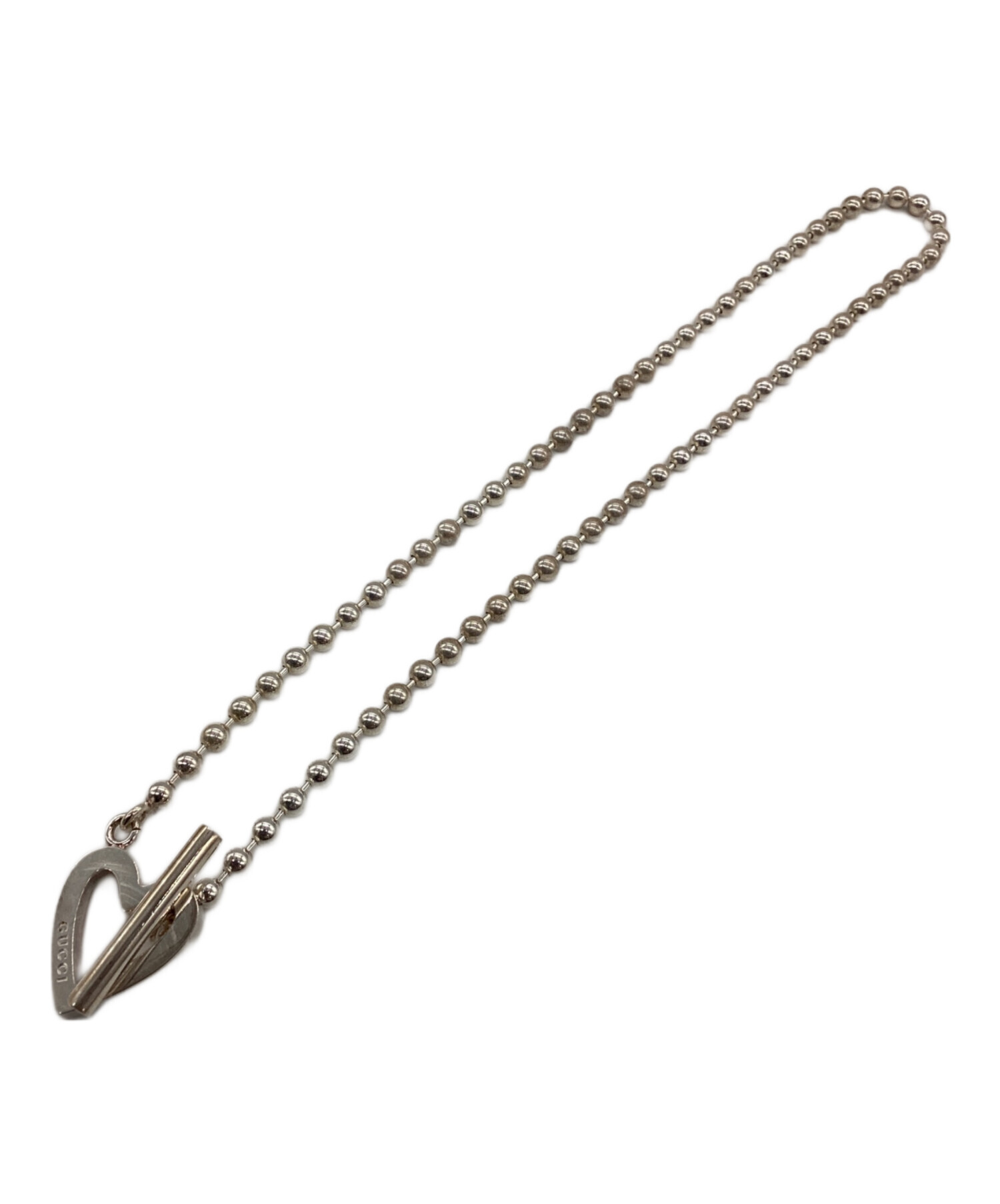 中古・古着通販】GUCCI (グッチ) オープンハートボールチェーン