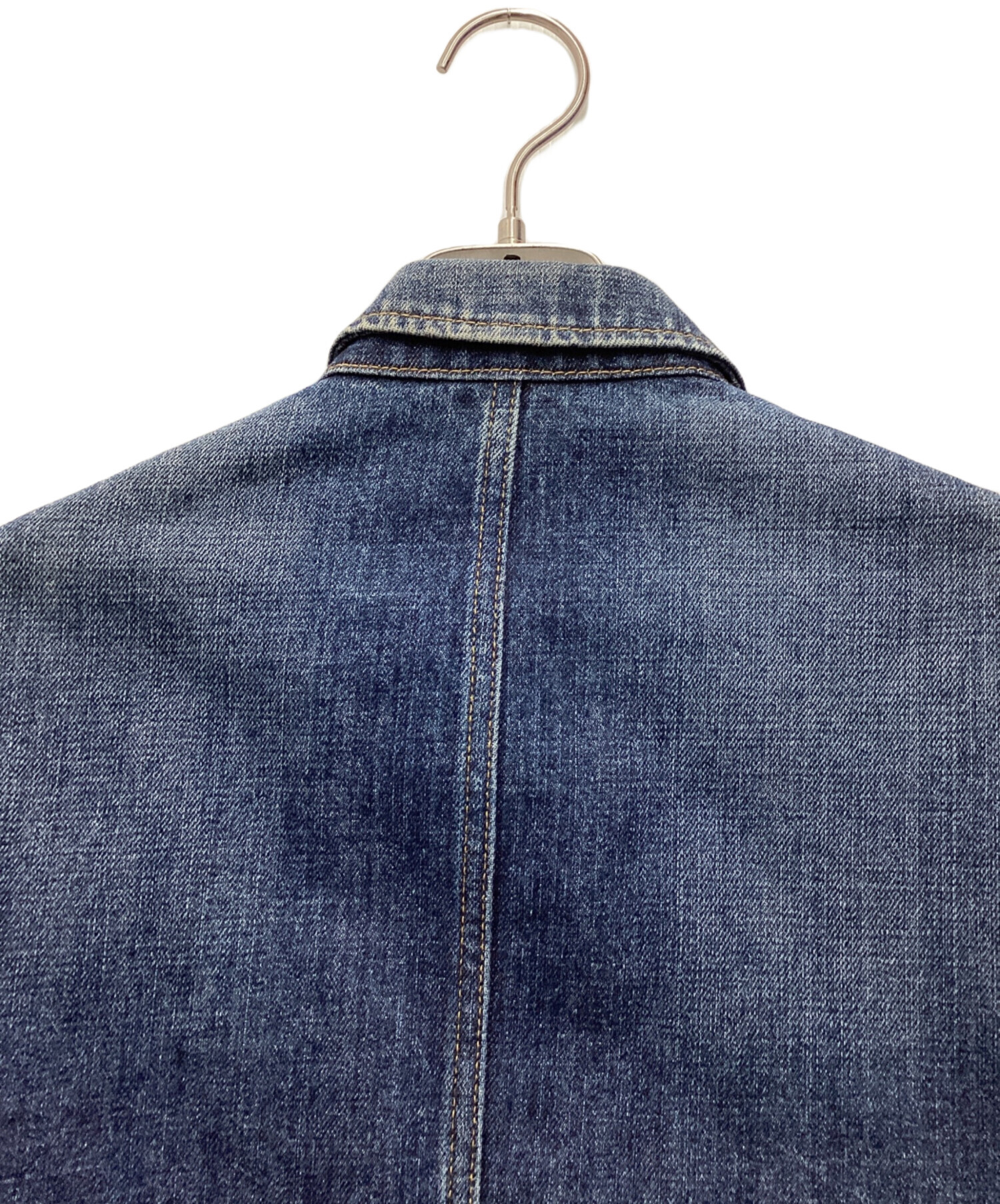 90s OLD UNIQLO オールドユニクロ デニム カバーオール 希少】90s オールドユニクロ デニムジャケット UNIQLO カバーオールL