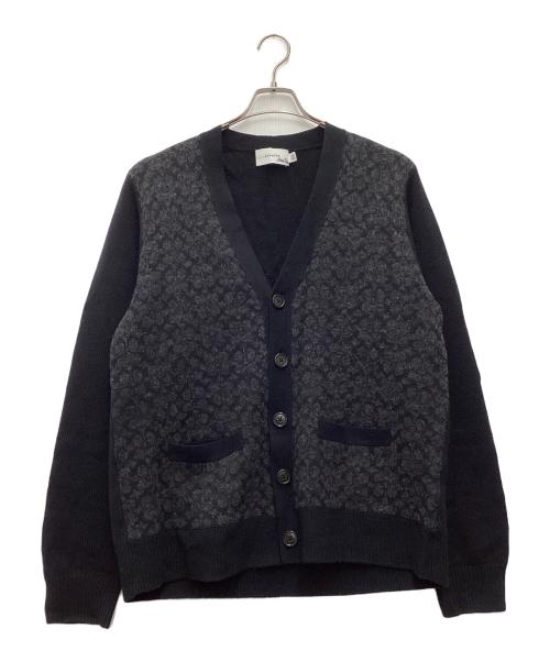 美品 COACH コーチ シグネチャー Vネック ウールニットカーディガン CD486 サイズS ブラック レディース 古着 中古 USED 中古・古着通販】COACH (コーチ) シグネチャーニットカーディガン