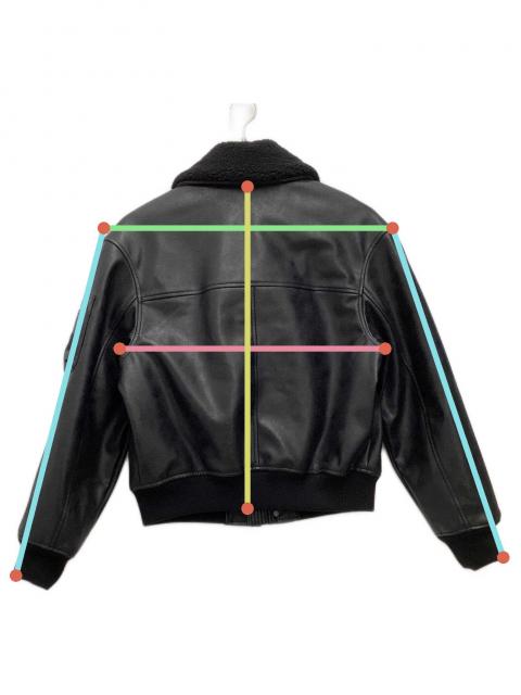 中古・古着通販】ZARA (ザラ) フェイクレザーブルゾン ブラック サイズ