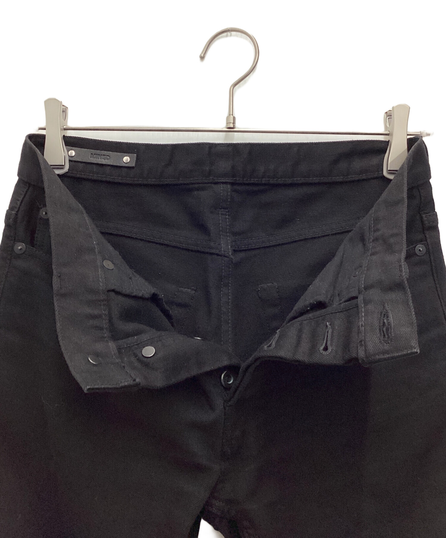 minedenim ブラック　デニムパンツ　サイズ7 中古・古着通販】MINEDENIM (マインデニム) パンツ ブラック サイズ