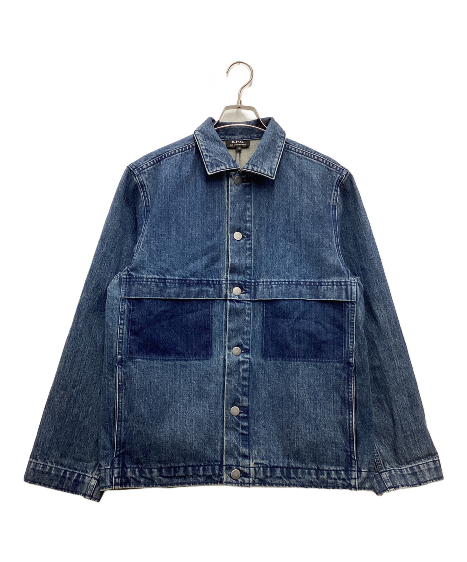 中古・古着通販】A.P.C. (アーペーセー) デニムジャケット ブルー 