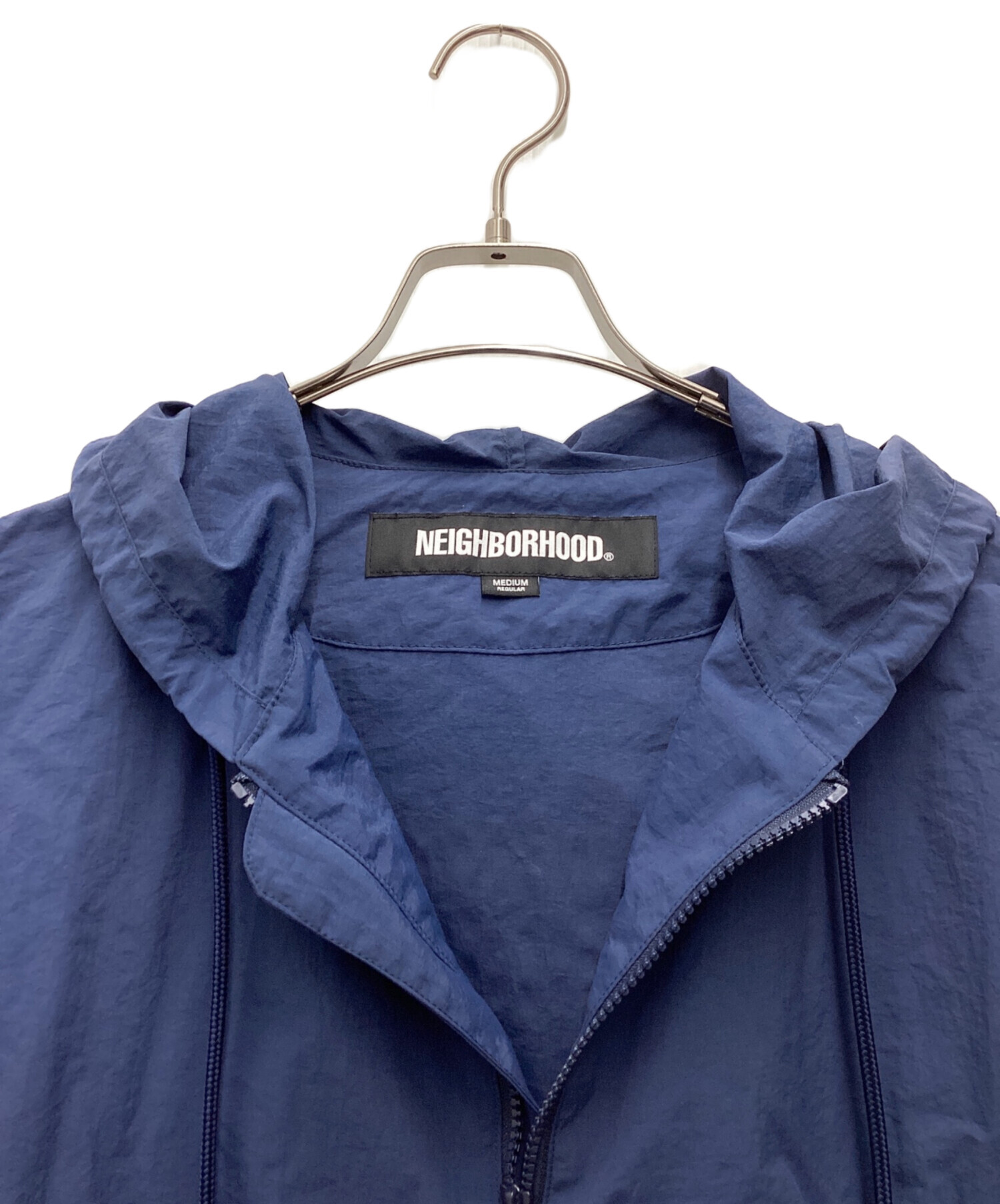 NEIGHBORHOOD ネイビー ナイロンジャケット 中古・古着通販】NEIGHBORHOOD (ネイバーフッド) ナイロンジャケット