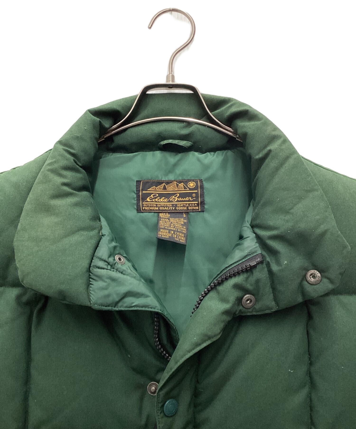 中古・古着通販】Eddie Bauer (エディーバウアー) ダウンベスト 90s
