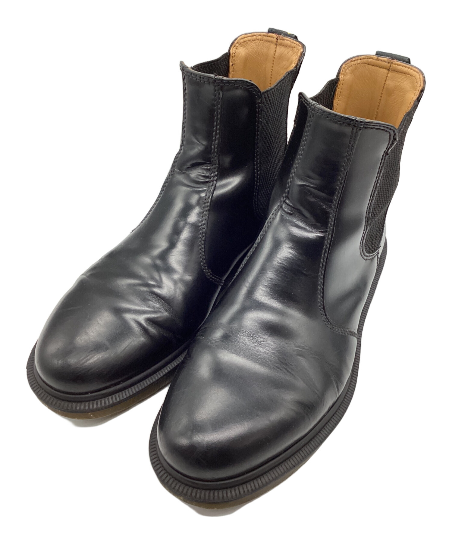 【USED】Dr.Martensドクターマーチンブラック サイドゴアブーツレザー 中古・古着通販】Dr.Martens (ドクターマーチン) サイドゴアブーツ