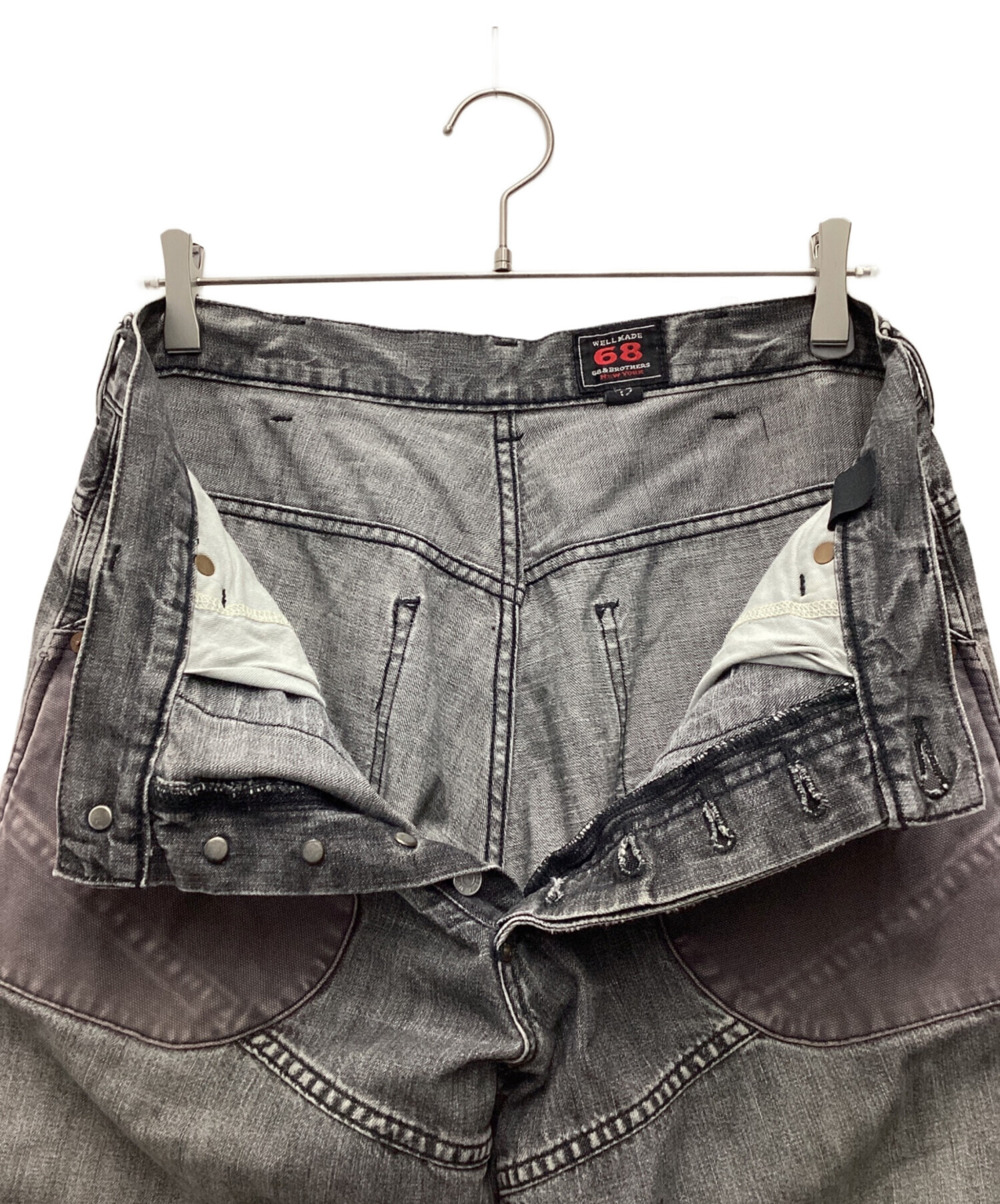 中古・古着通販】68&BROTHERS (68&ブラザーズ) デザインデニムパンツ 