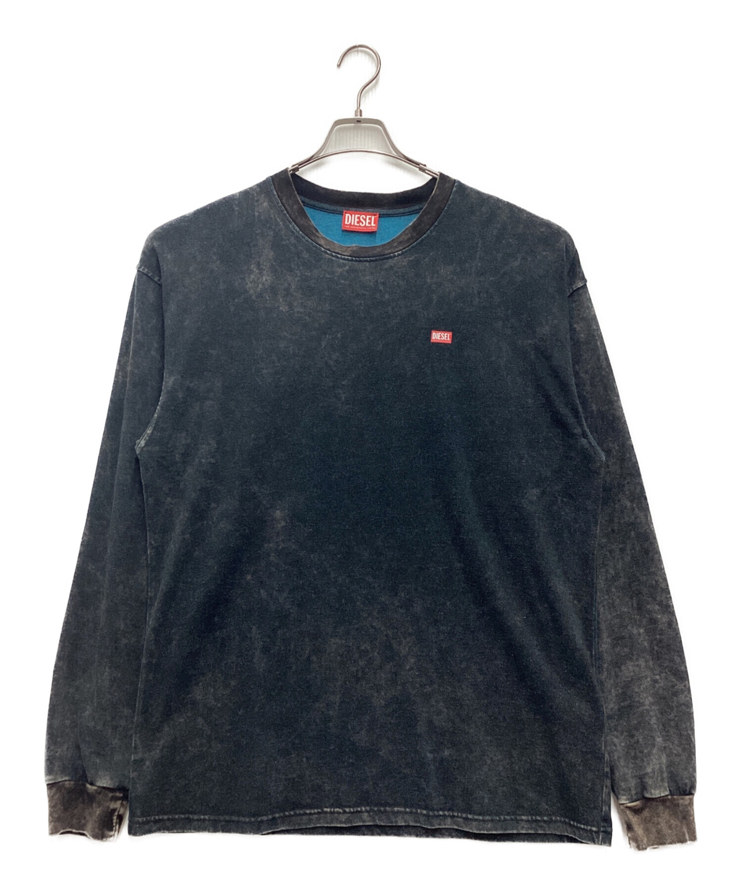中古・古着通販】DIESEL (ディーゼル) クルーネック ロングTシャツ 