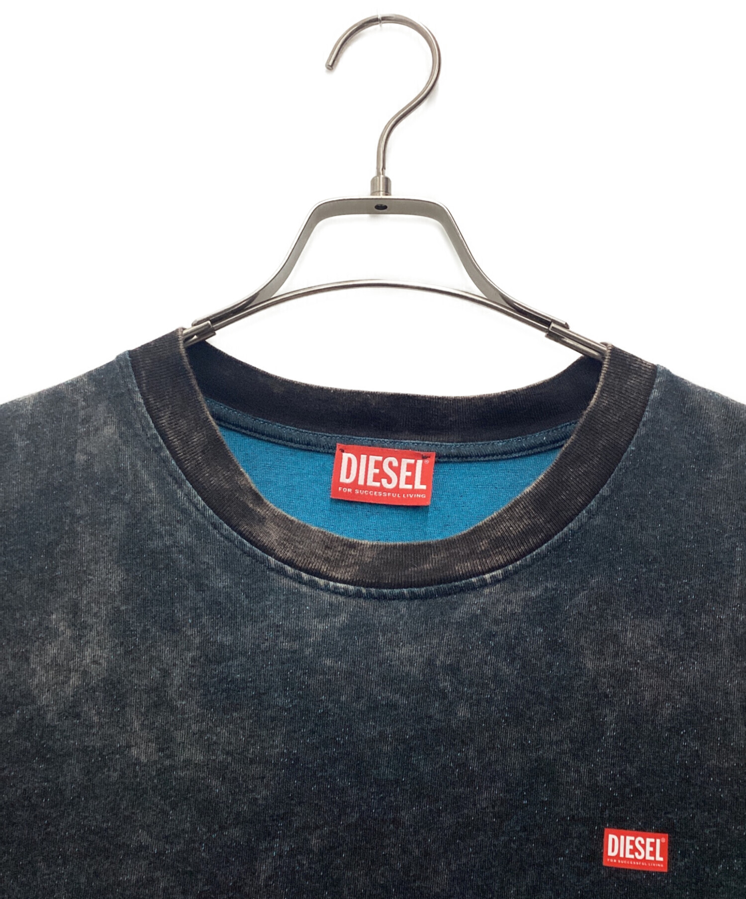 中古・古着通販】DIESEL (ディーゼル) クルーネック ロングTシャツ 