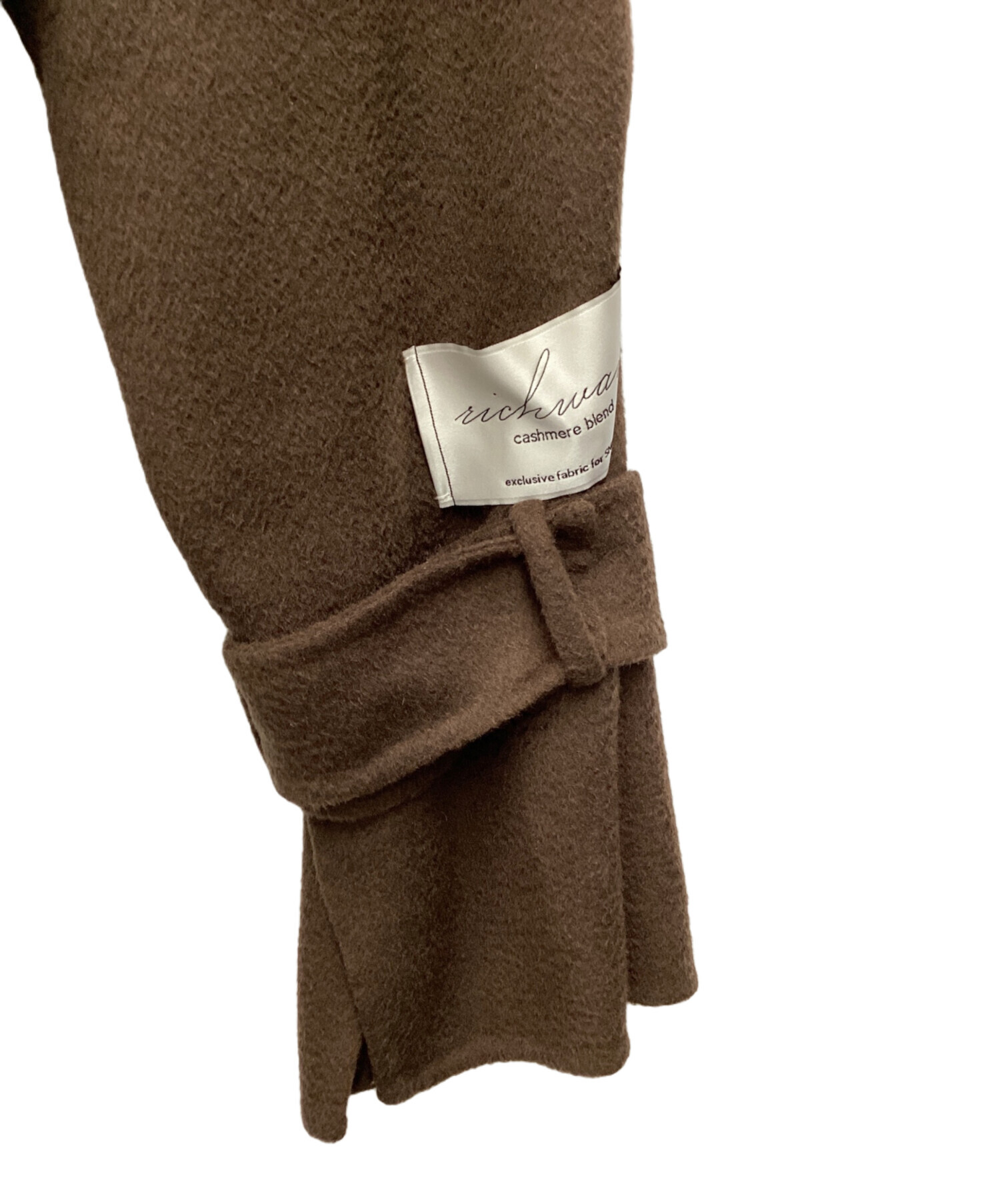 SNIDEL ウロコカシミア コート ブラウン SNIDEL - 僅少 新品 SNIDEL ウロコカシミアスタンドカラーコート