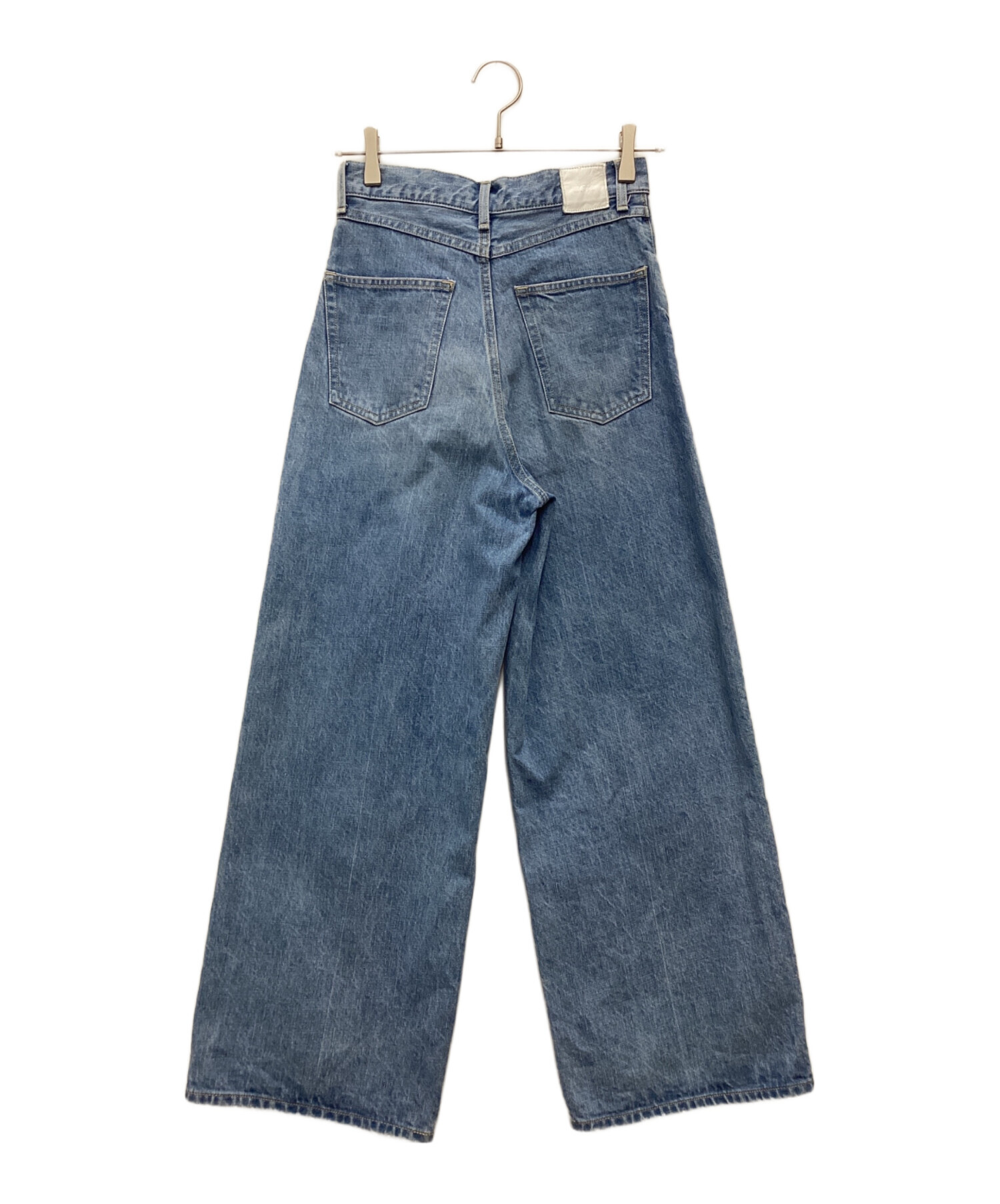 中古・古着通販】yori (ヨリ) デニムパンツ ブルー サイズ:SIZE 34
