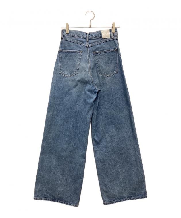 中古・古着通販】yori (ヨリ) デニムパンツ ブルー サイズ:SIZE 34