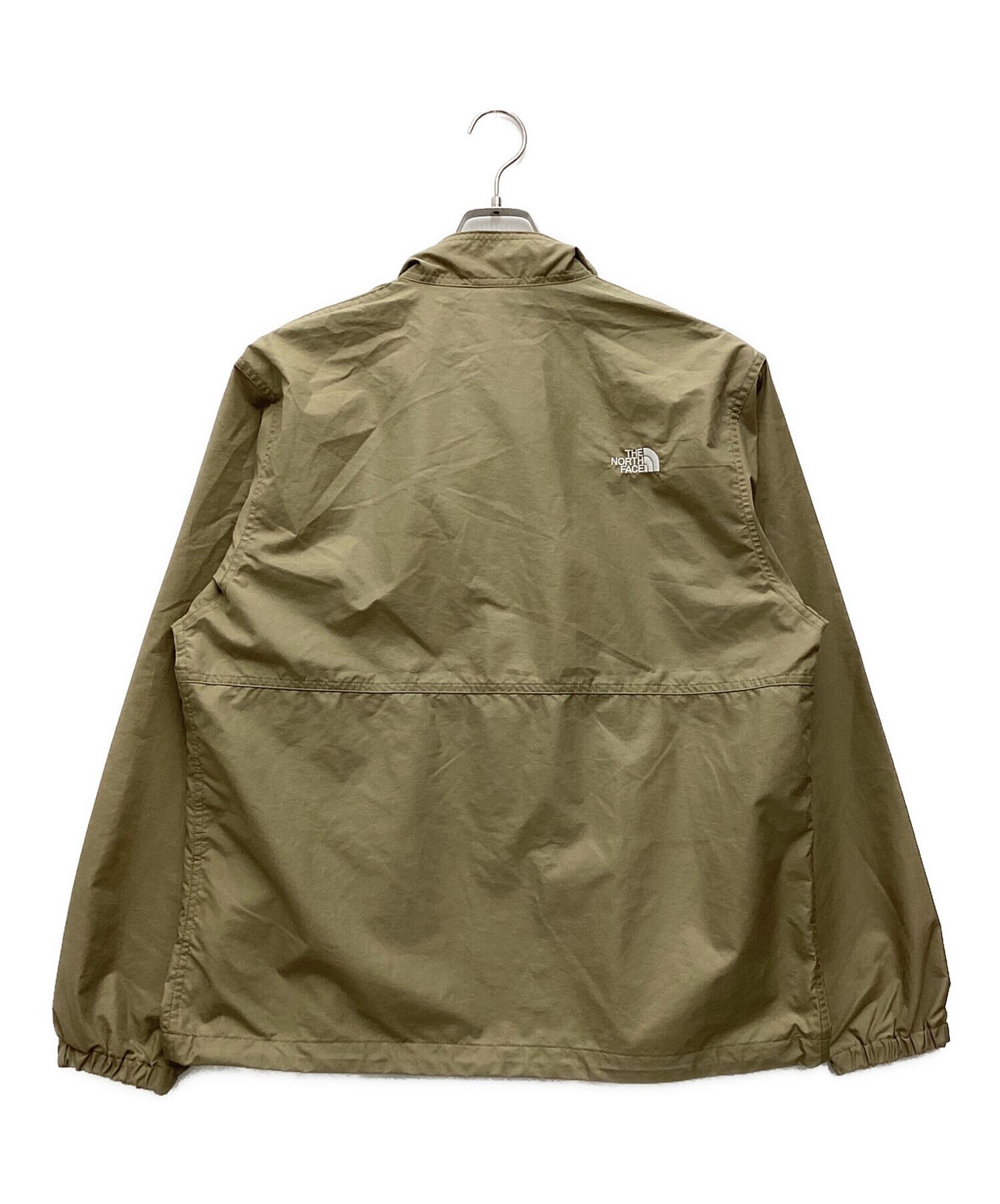 【中古】THE NORTH FACE カーキ 中綿ジャケット レディースM 中古・古着通販】THE NORTH FACE (ザ ノース フェイス) ジップ