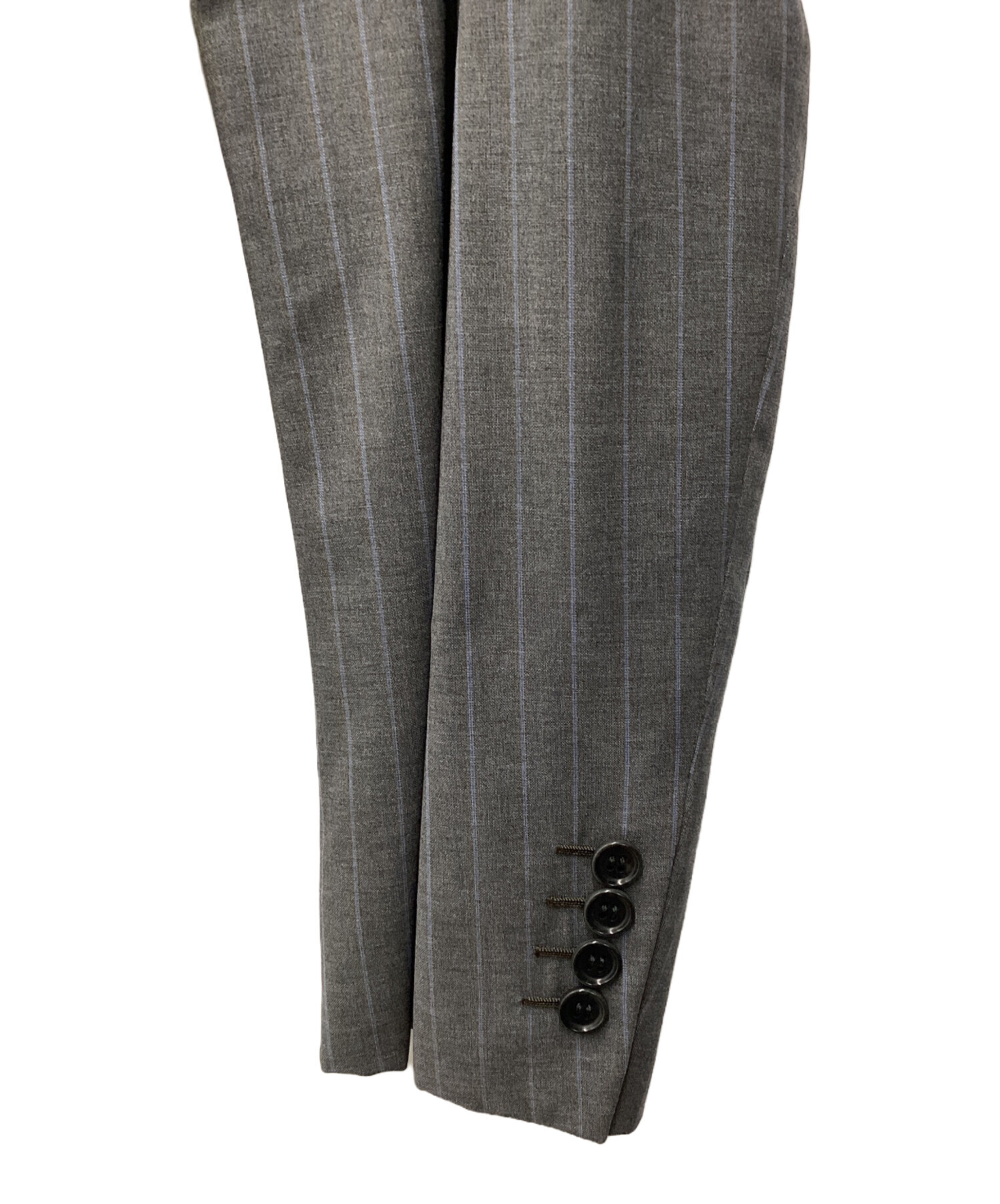 ブリオーニ スーツ サイズ49 Brioni チャコールグレー 中古・古着通販】BRIONI (ブリオーニ) スーツ グレー×ブルー サイズ