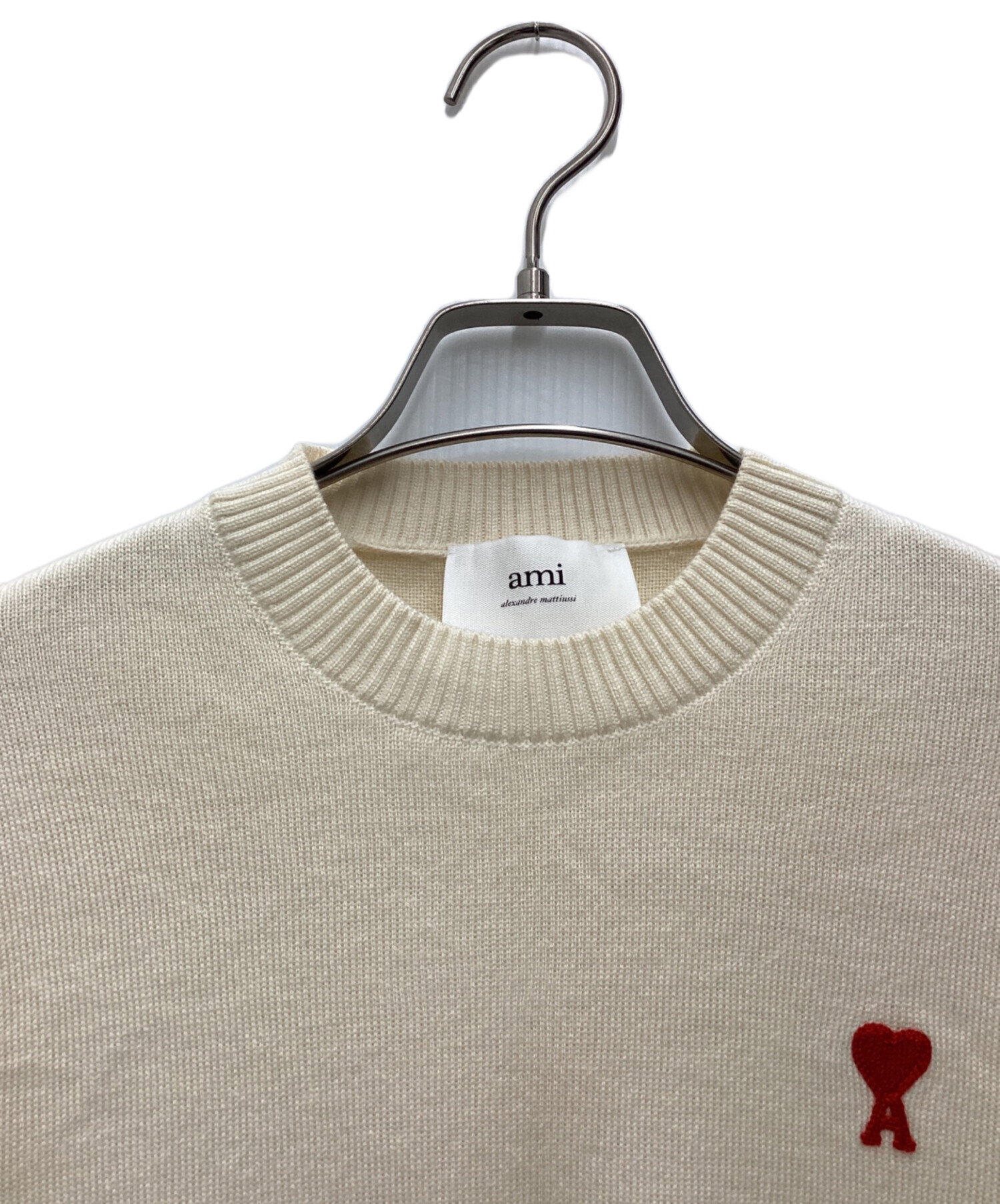 中古・古着通販】AMI PARIS (アミ パリス) セーター ベージュ サイズ