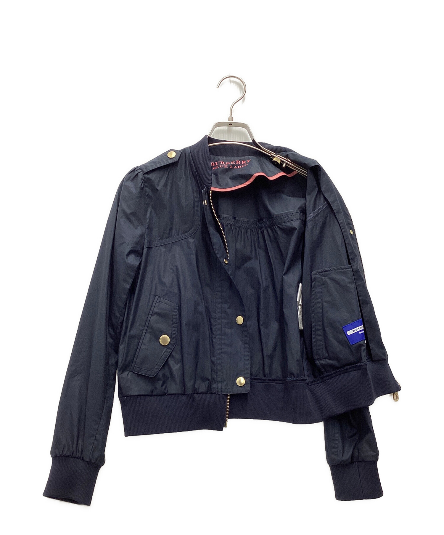 バーバリー　ブルーレーベル　ライダースジャケット 中古・古着通販】BURBERRY BLUE LABEL (バーバリーブルーレーベル