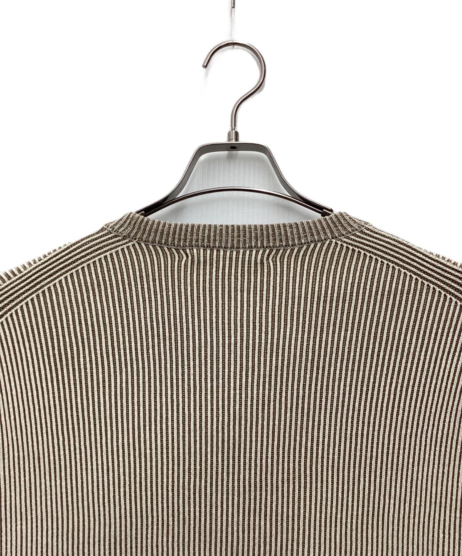 NATURAL RIPPLE中古美品 中古・古着通販】AURALEE (オーラリー) SUPER HARD TWIST RIB KNIT P/O
