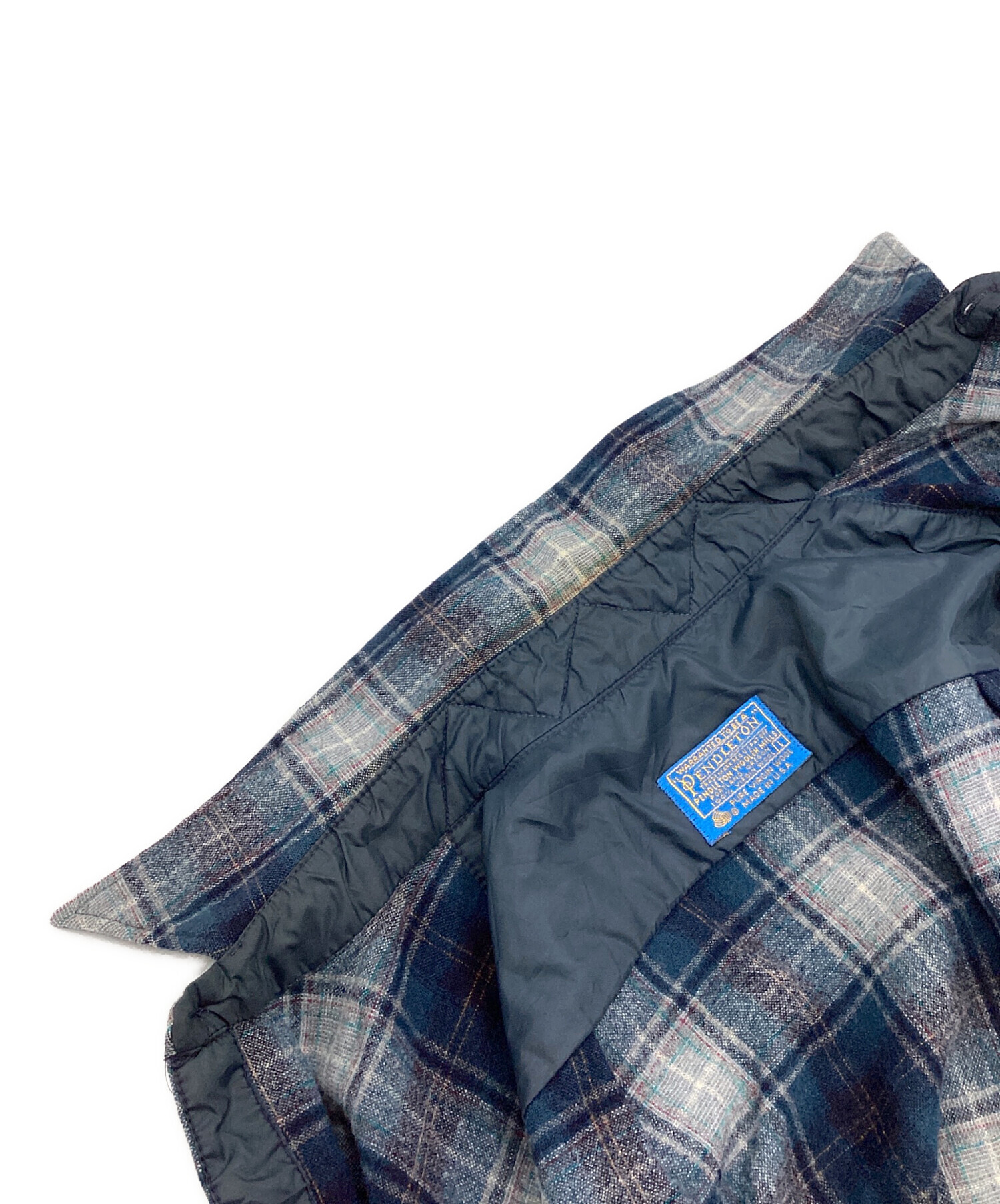 中古・古着通販】PENDLETON (ペンドルトン) ウールシャツ 70s ブルー 