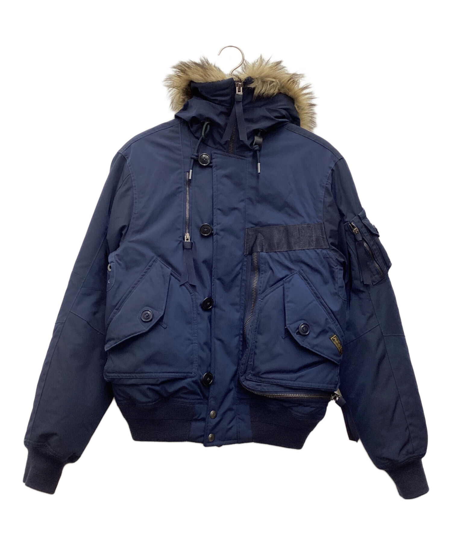 値下げ❣️未使用品❣️ラルフローレンのダウンジャケット24M　ネイビー　男女共用 中古・古着通販】POLO RALPH LAUREN (ポロ・ラルフローレン) N-2B
