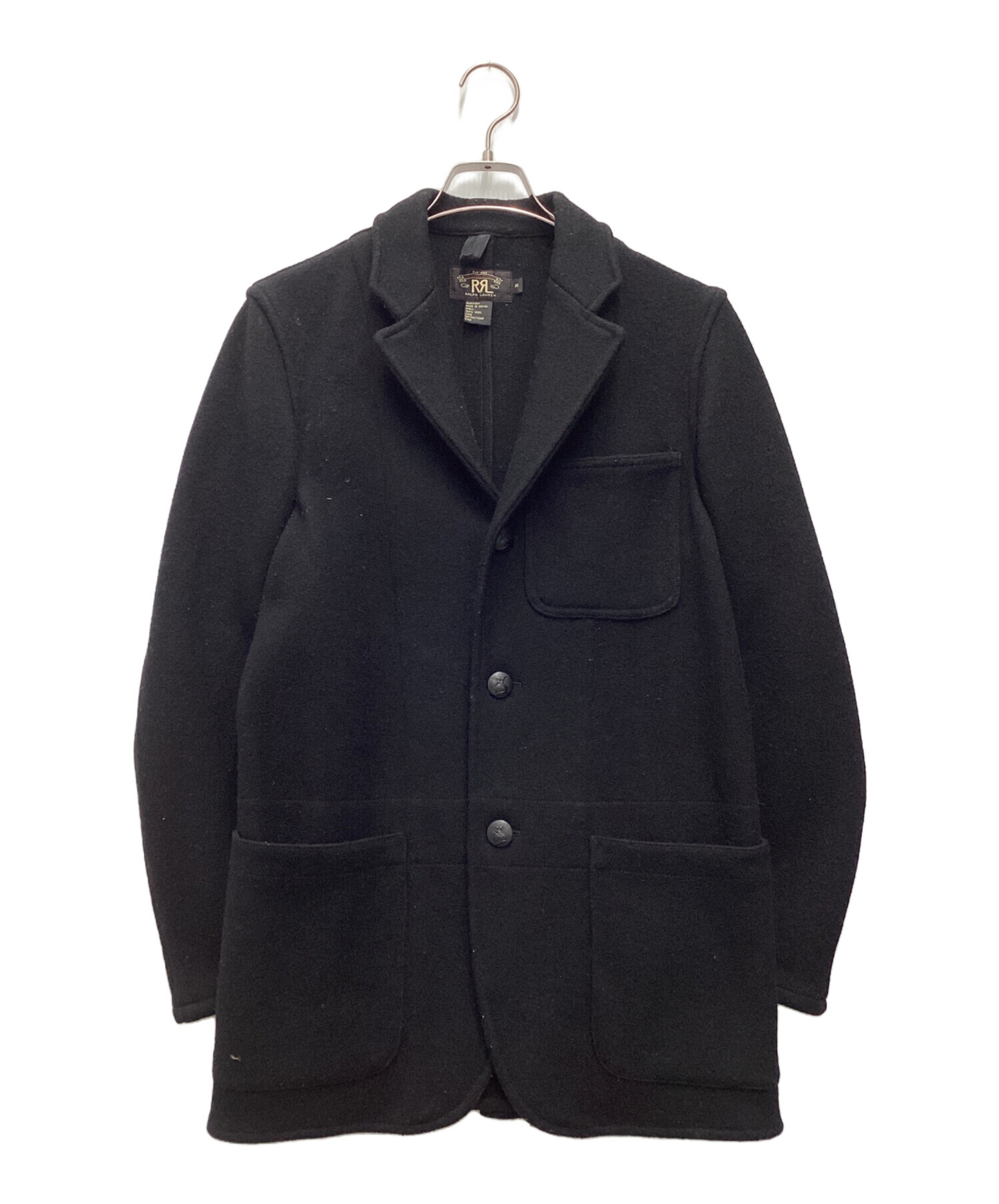 中古・古着通販】RRL (ダブルアールエル) ウールジャケット ブラック 
