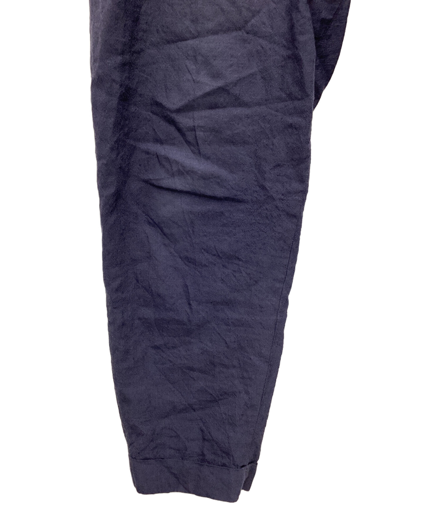 中古・古着通販】COMOLI (コモリ) リネンウールパンツ タックパンツ