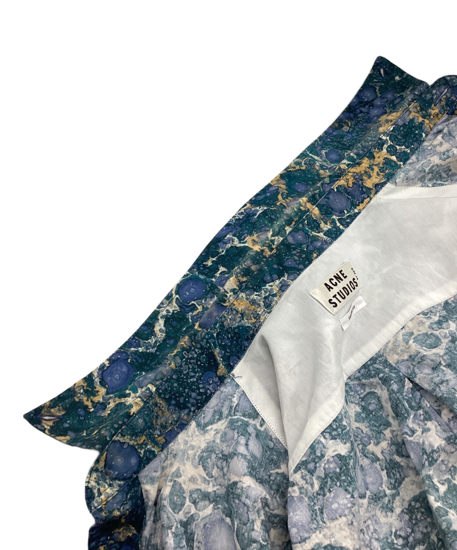 Acne Studios ダメージ 重ね着風 長袖 T シャツ ネイビー 中古・古着通販】ACNE STUDIOS (アクネ ストゥディオズ) 長袖シャツ