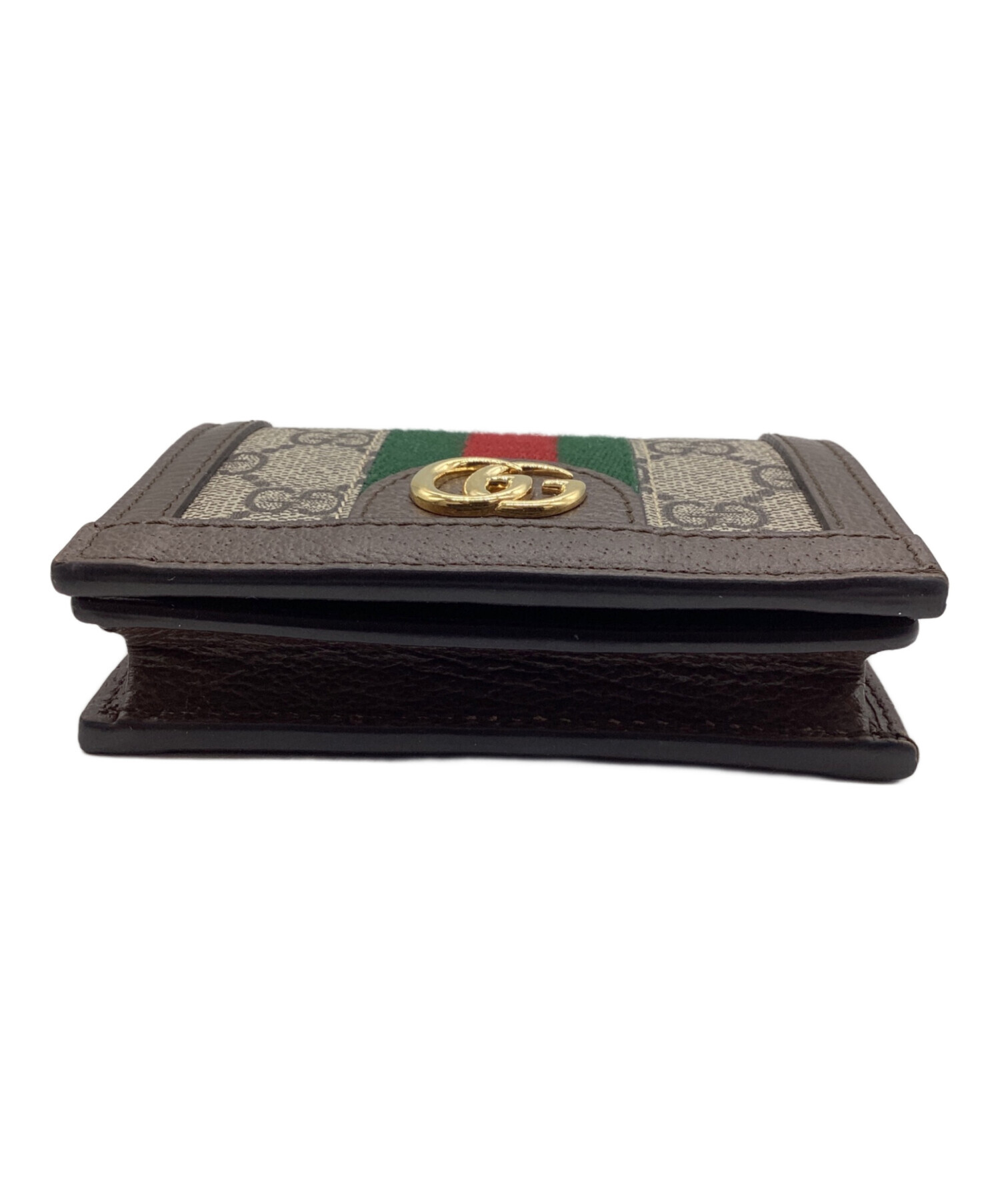 中古・古着通販】GUCCI (グッチ) GGスプリームコンパクトウォレット 