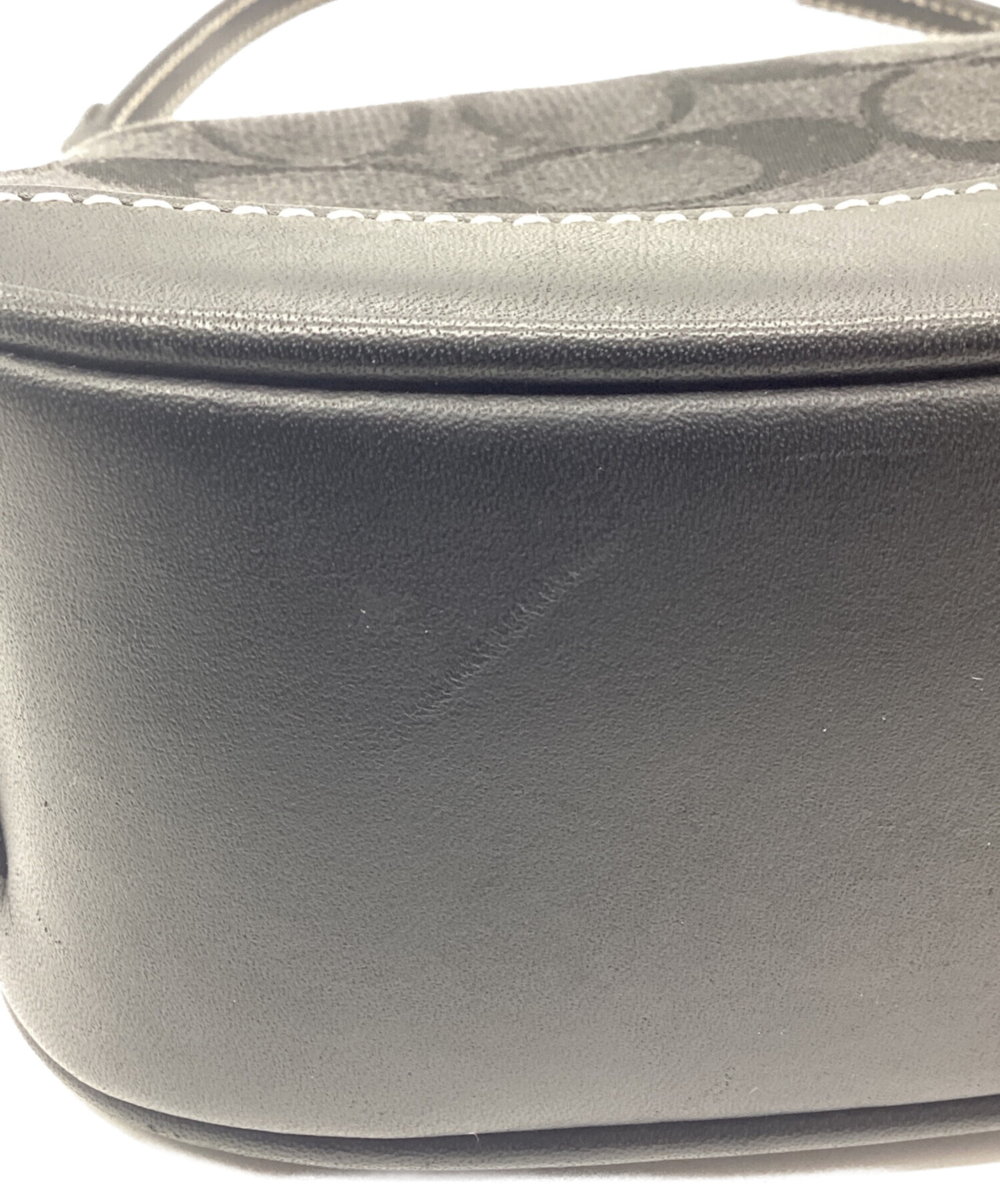 中古・古着通販】COACH (コーチ) アクセサリーポーチ ブラック