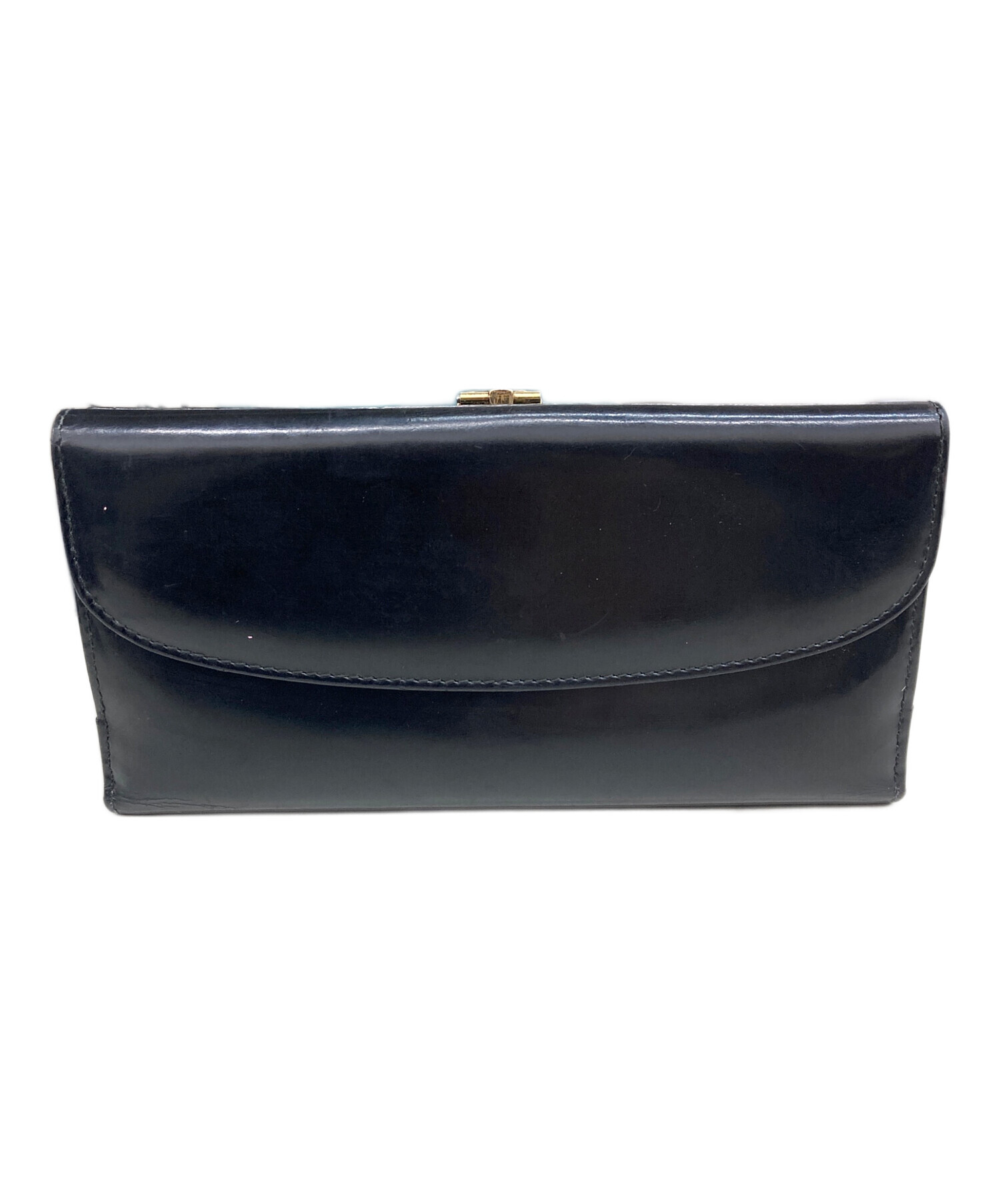 中古・古着通販】GUCCI (グッチ) 2つ折り長財布 ブラック｜ブランド