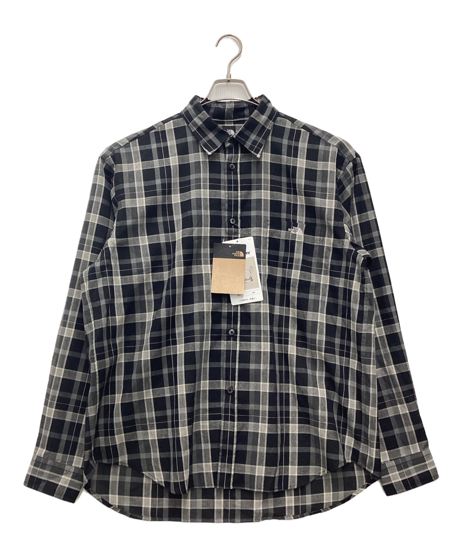THE NORTH FACE チェック柄長袖シャツ M 中古・古着通販】THE NORTH FACE (ザ ノース フェイス) フラッシュ