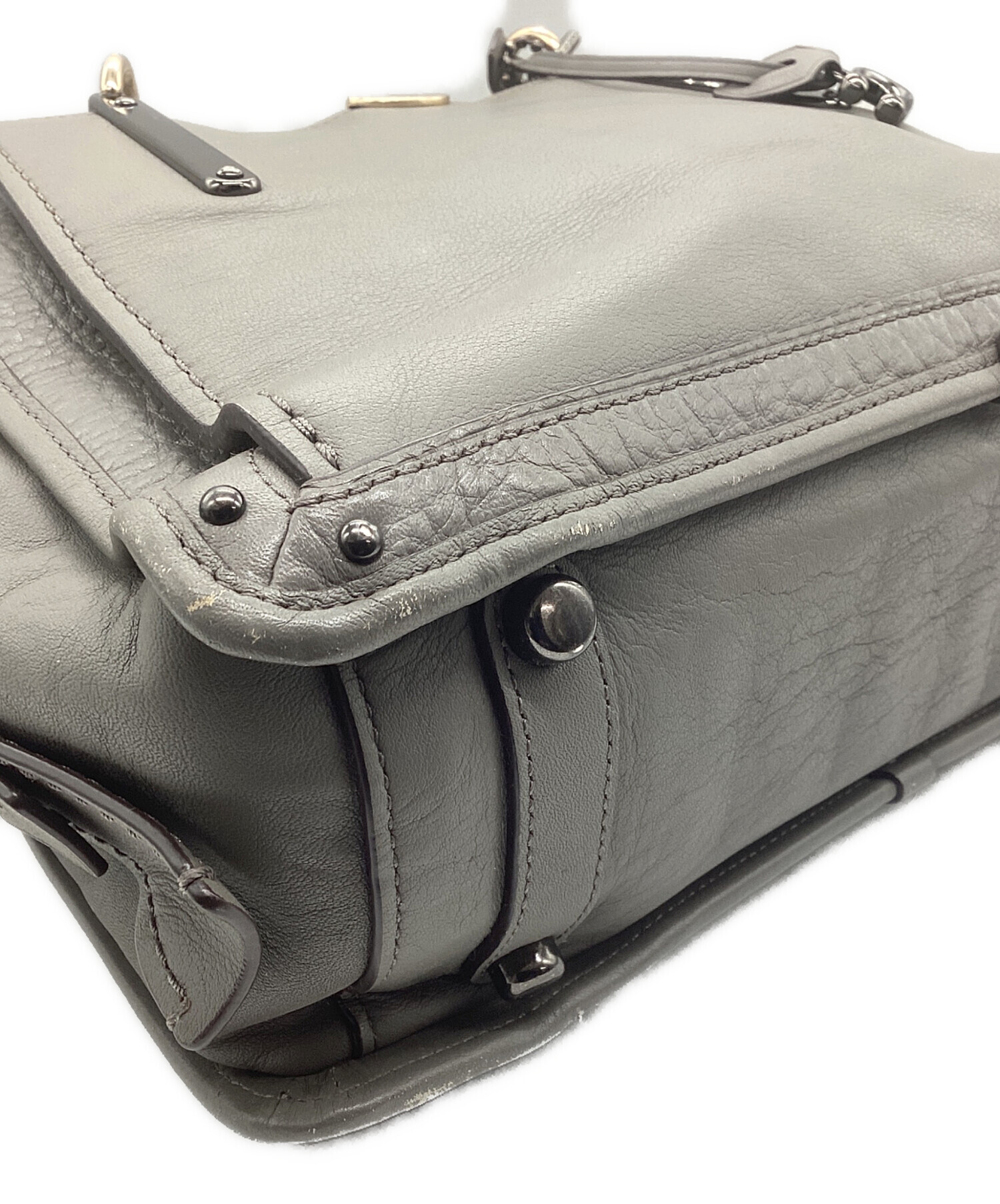 中古・古着通販】COACH (コーチ) ハンドバッグ ドリーマー グレー