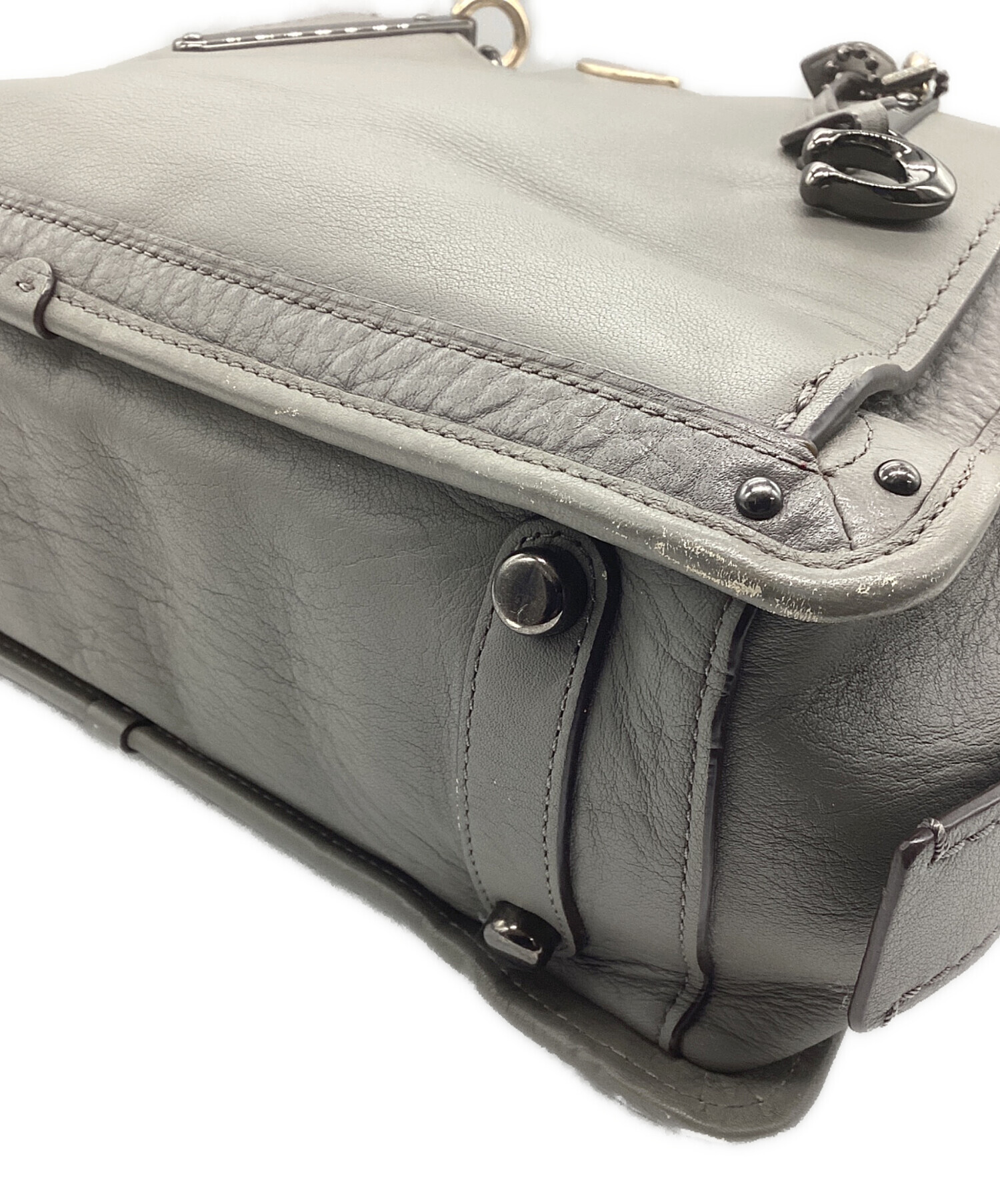 中古・古着通販】COACH (コーチ) ハンドバッグ ドリーマー グレー 