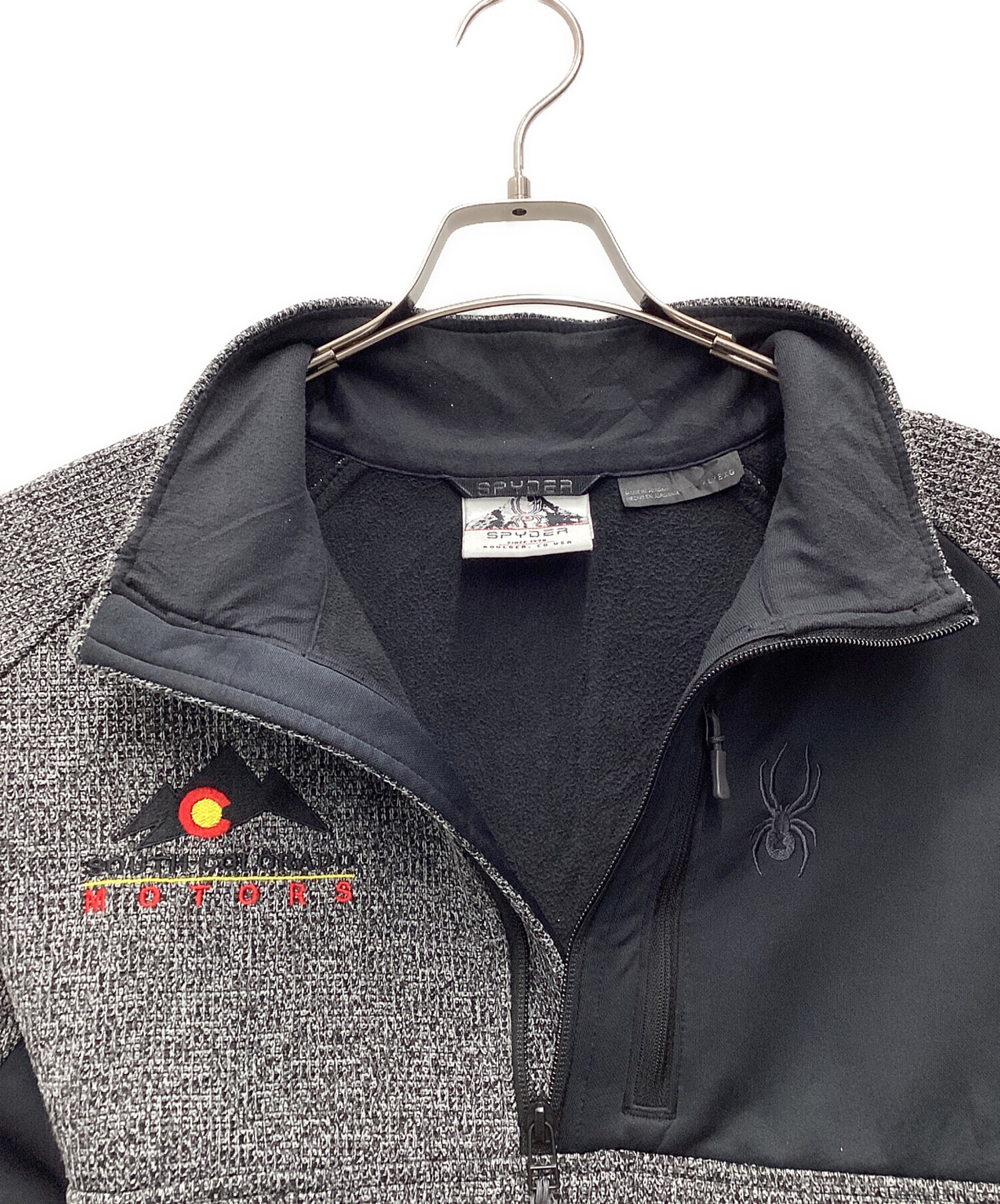 中古・古着通販】SPYDER (スパイダー) ハーフジップスウェット グレー