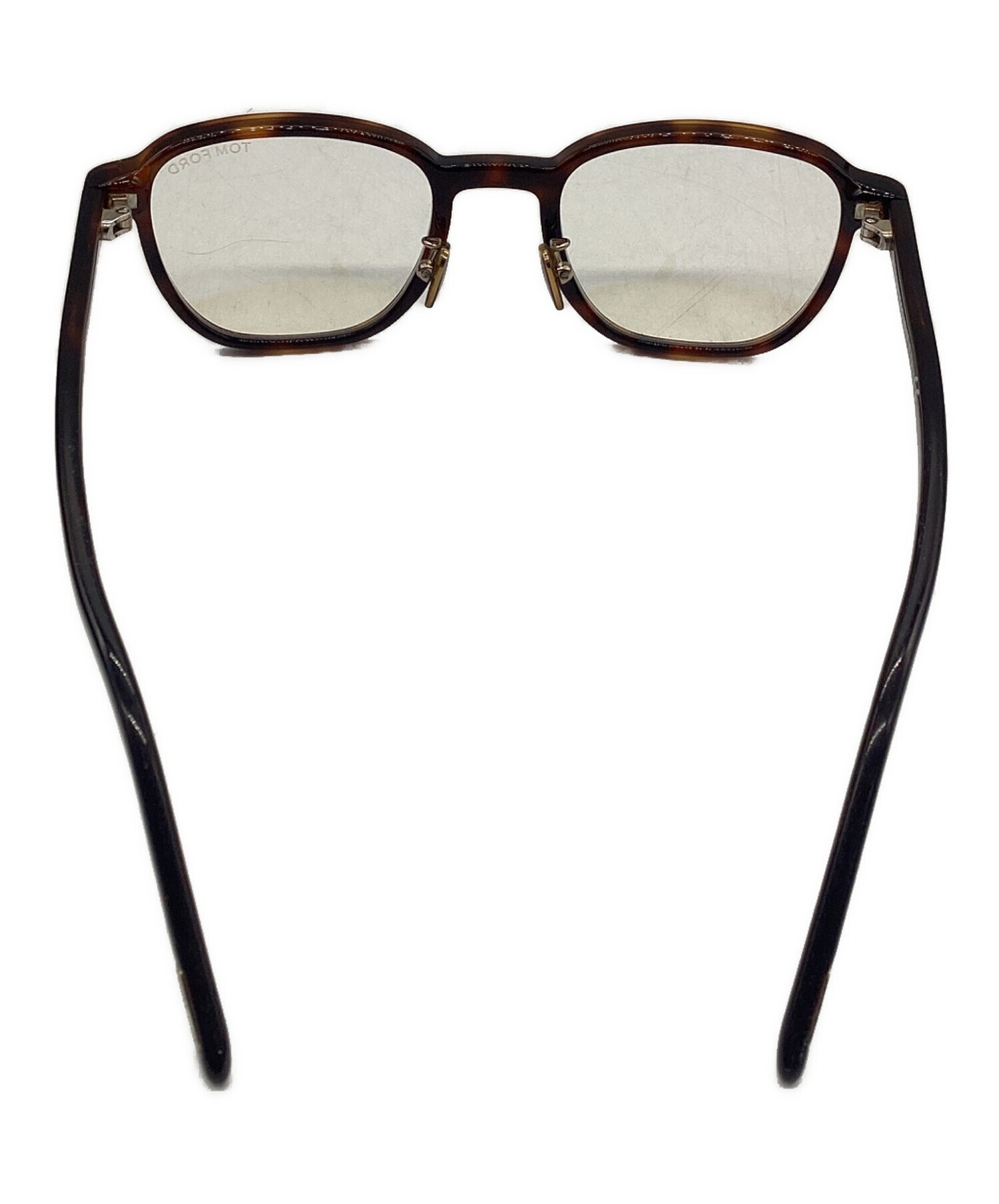 TOM FORD 伊達メガネ 中古・古着通販】TOM FORD (トムフォード) 伊達眼鏡 ブラウン サイズ
