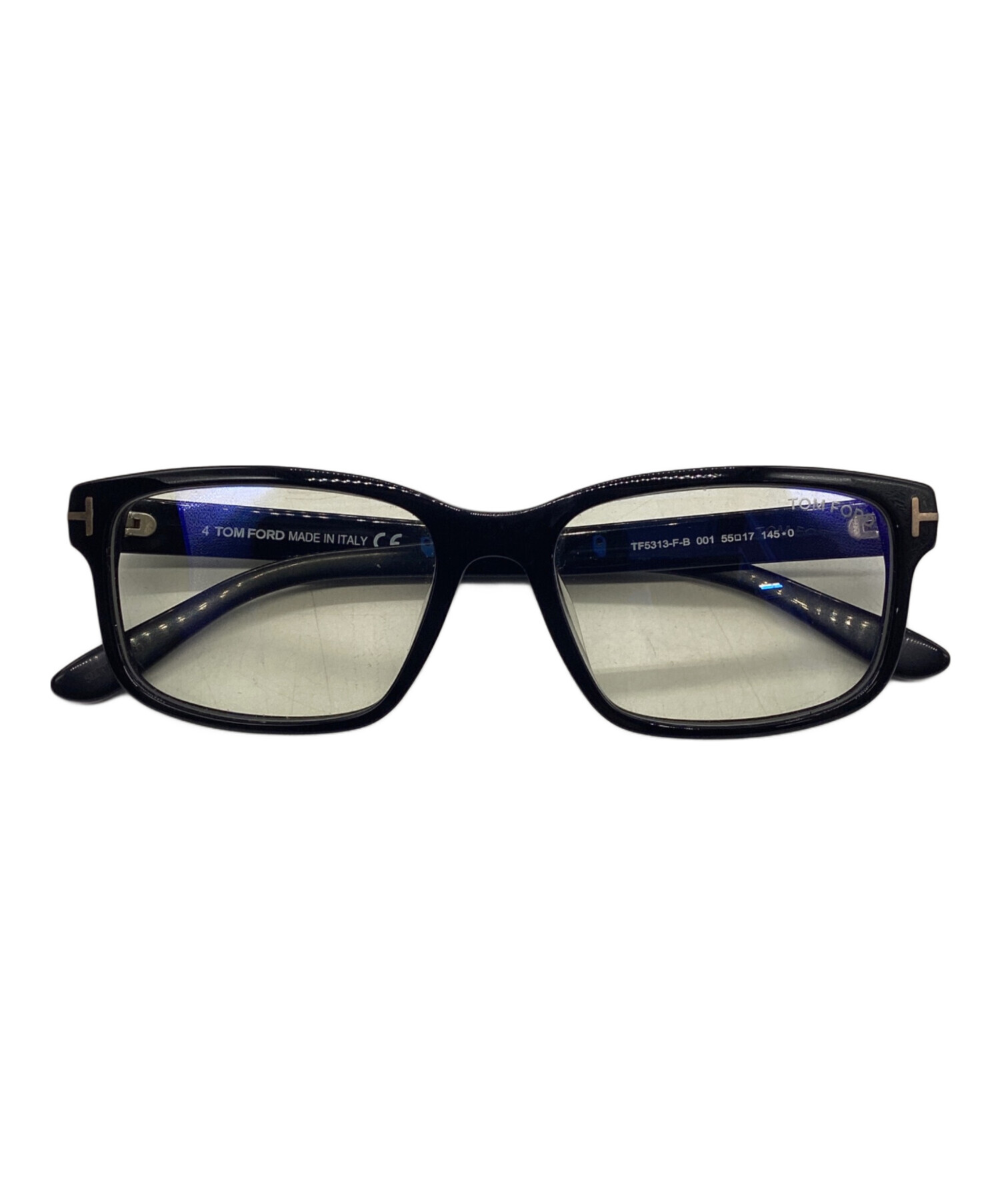 中古・古着通販】TOM FORD (トムフォード) 伊達眼鏡 ブラック サイズ