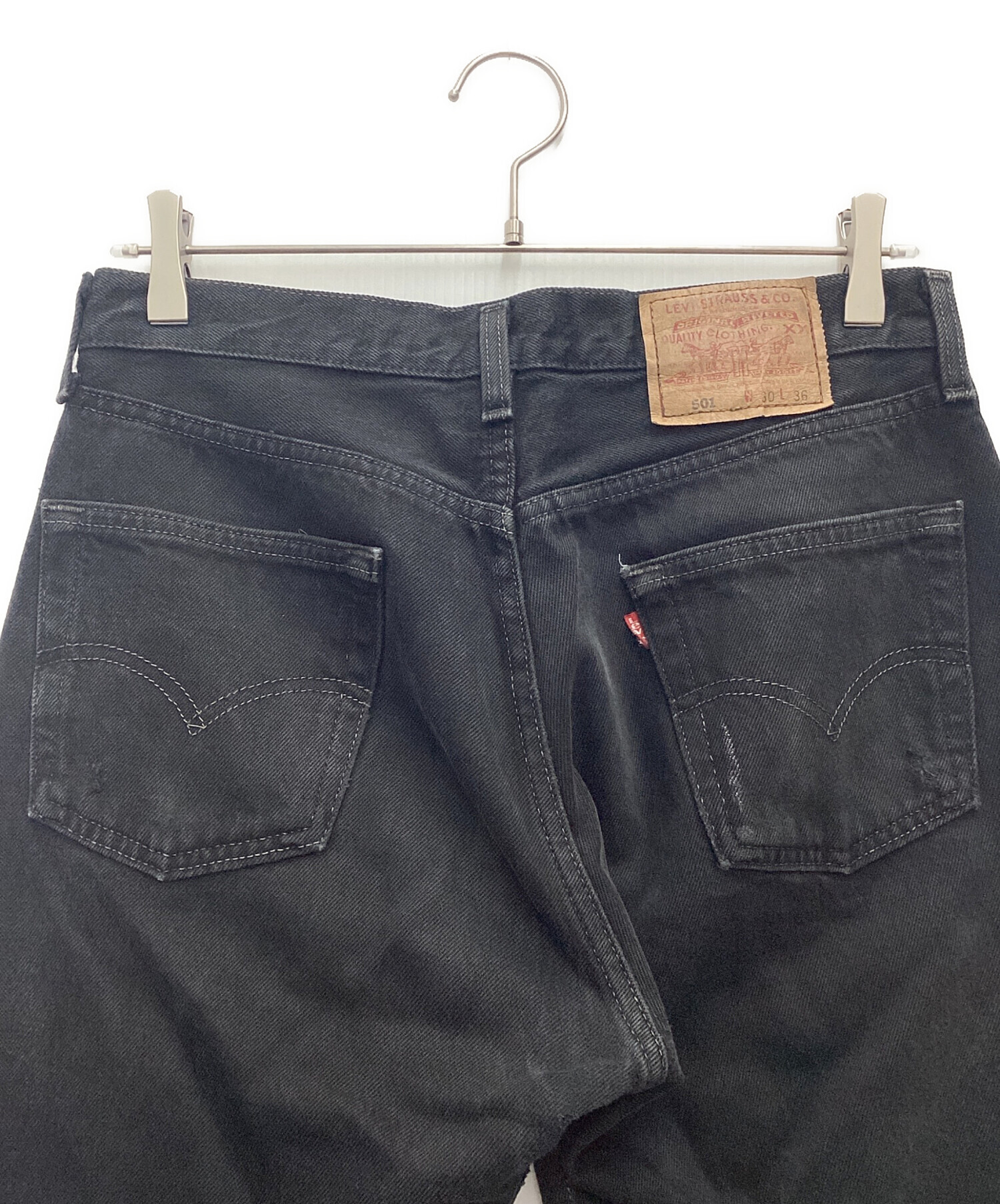 中古・古着通販】LEVI'S (リーバイス) デニムパンツ USA製ボタン裏501