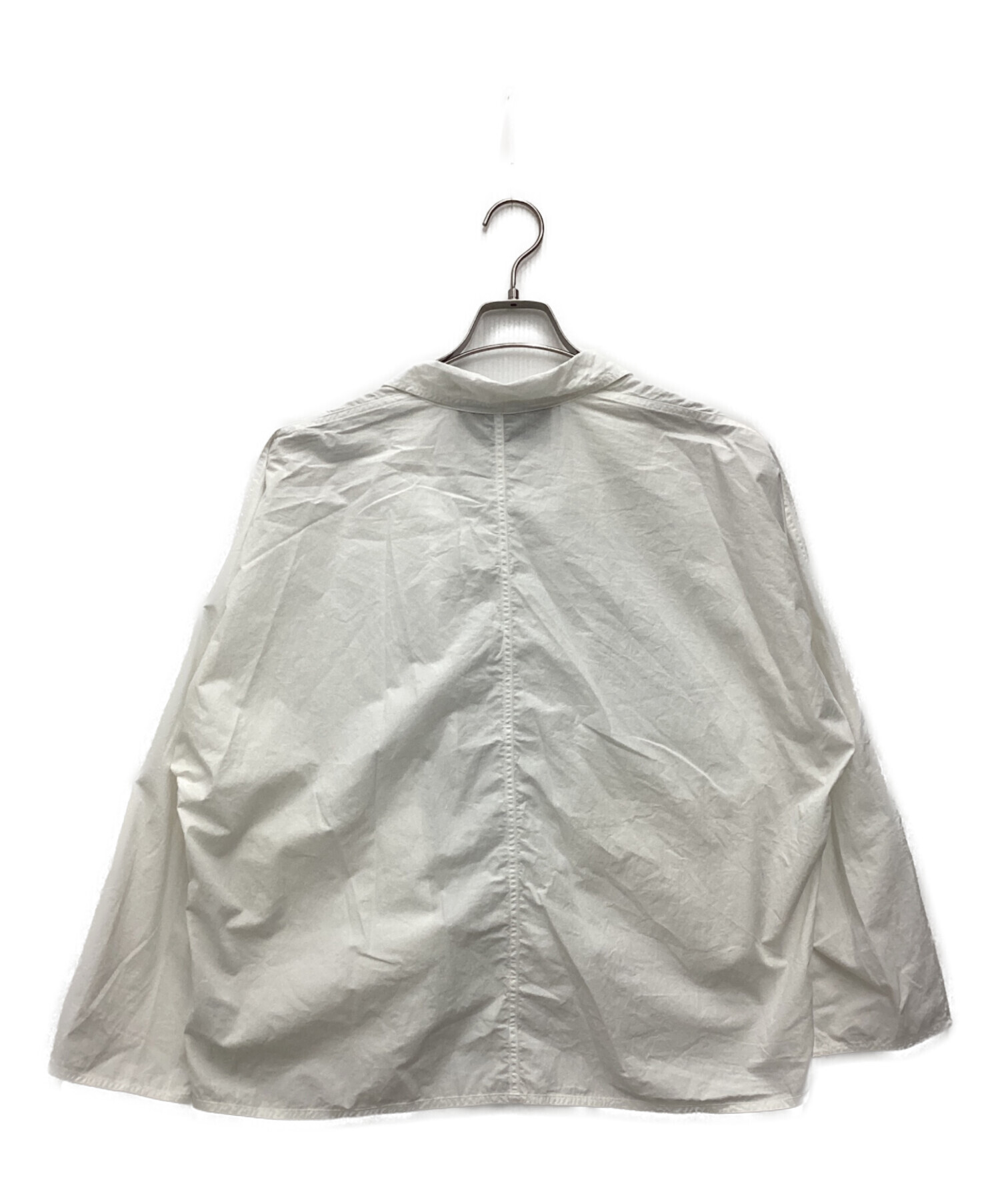中古・古着通販】ticca (ティッカ) ハーフシャツジャケット ホワイト