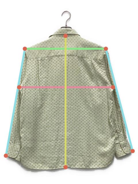中古・古着通販】PERRY ELLIS (ペリーエリス) 長袖シャツ グリーン