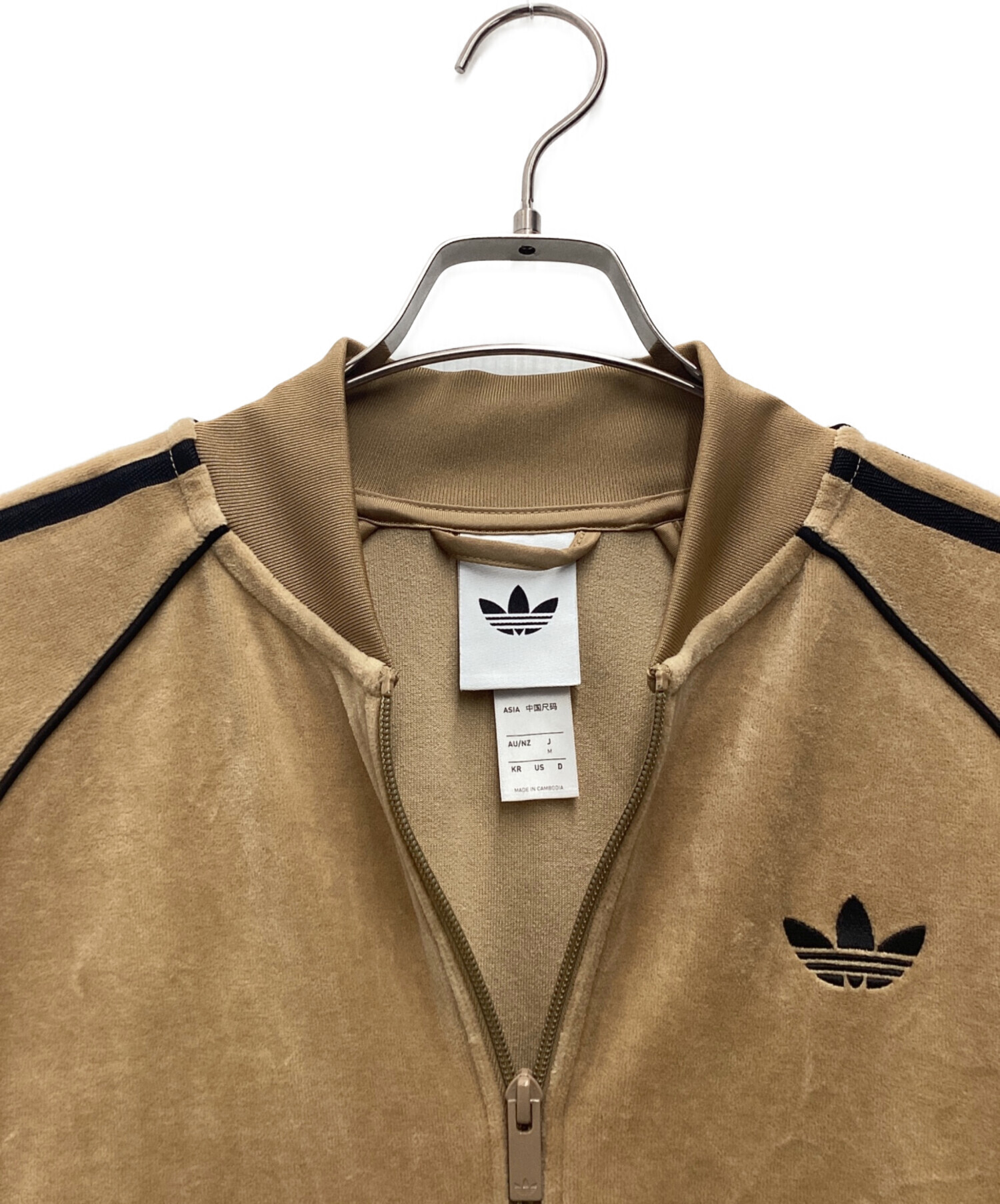 中古・古着通販】adidas (アディダス) トラックジャケット ベージュ