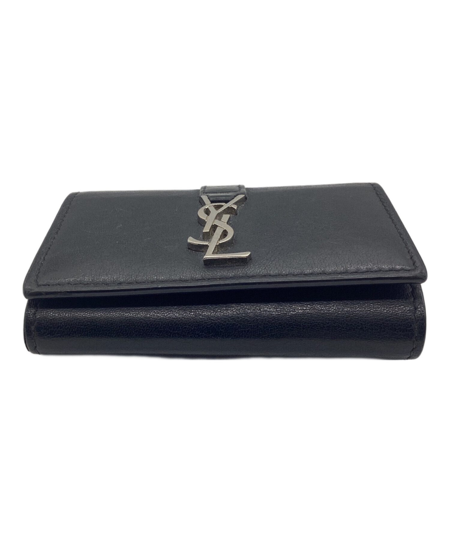 美品　サンローランパリ　6連　キーケース　ブラック　レザー　3つ折り 中古・古着通販】Saint Laurent Paris (サンローランパリ) 6連キー