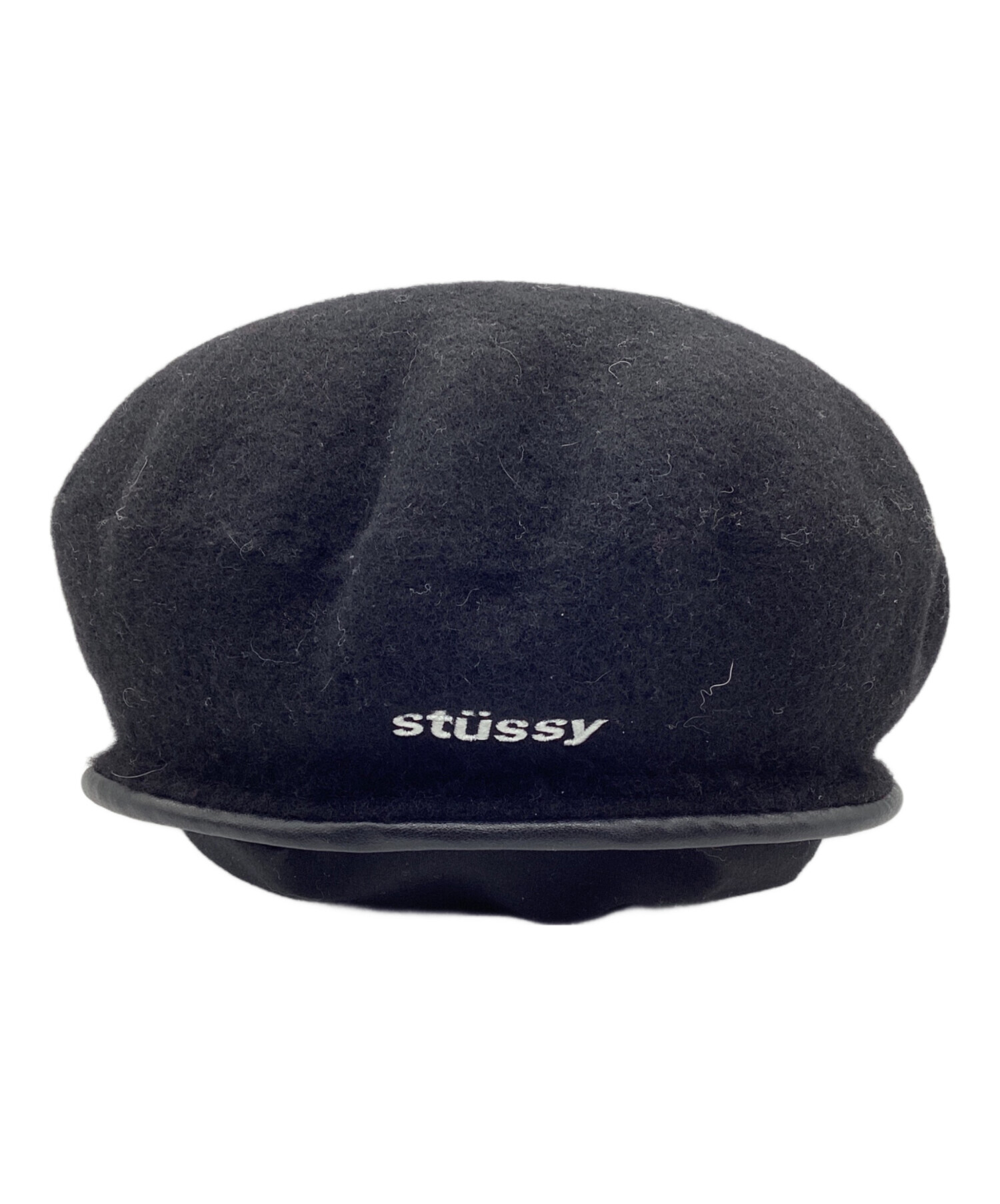 中古・古着通販】stussy (ステューシー) ベレー帽 ブラック｜ブランド
