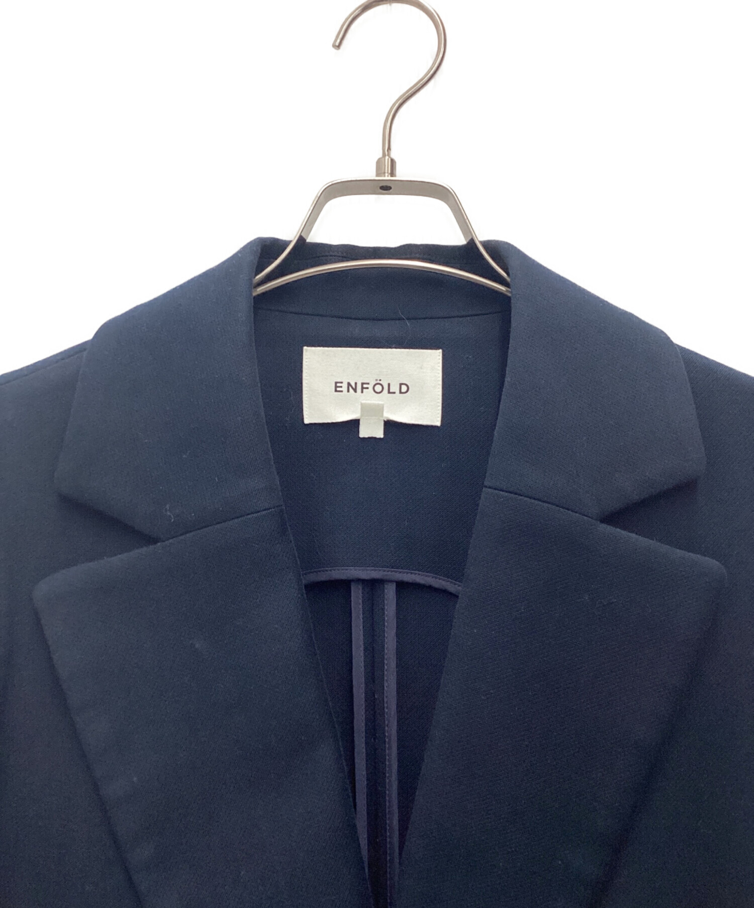 中古・古着通販】ENFOLD (エンフォルド) ロングジレベスト ネイビー