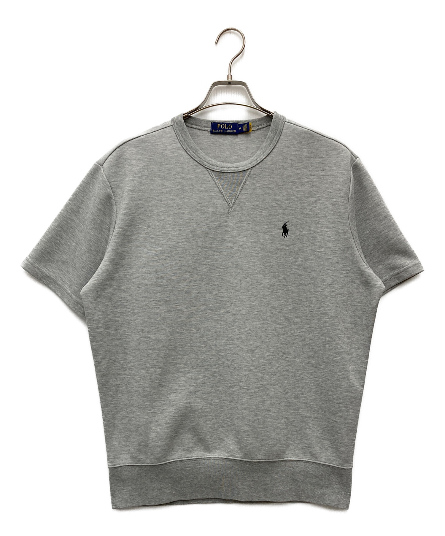 美品 POLO RALPH LAUREN ラルフローレン 半袖スウェット グレー 中古・古着通販】POLO RALPH LAUREN (ポロ・ラルフローレン) 半袖