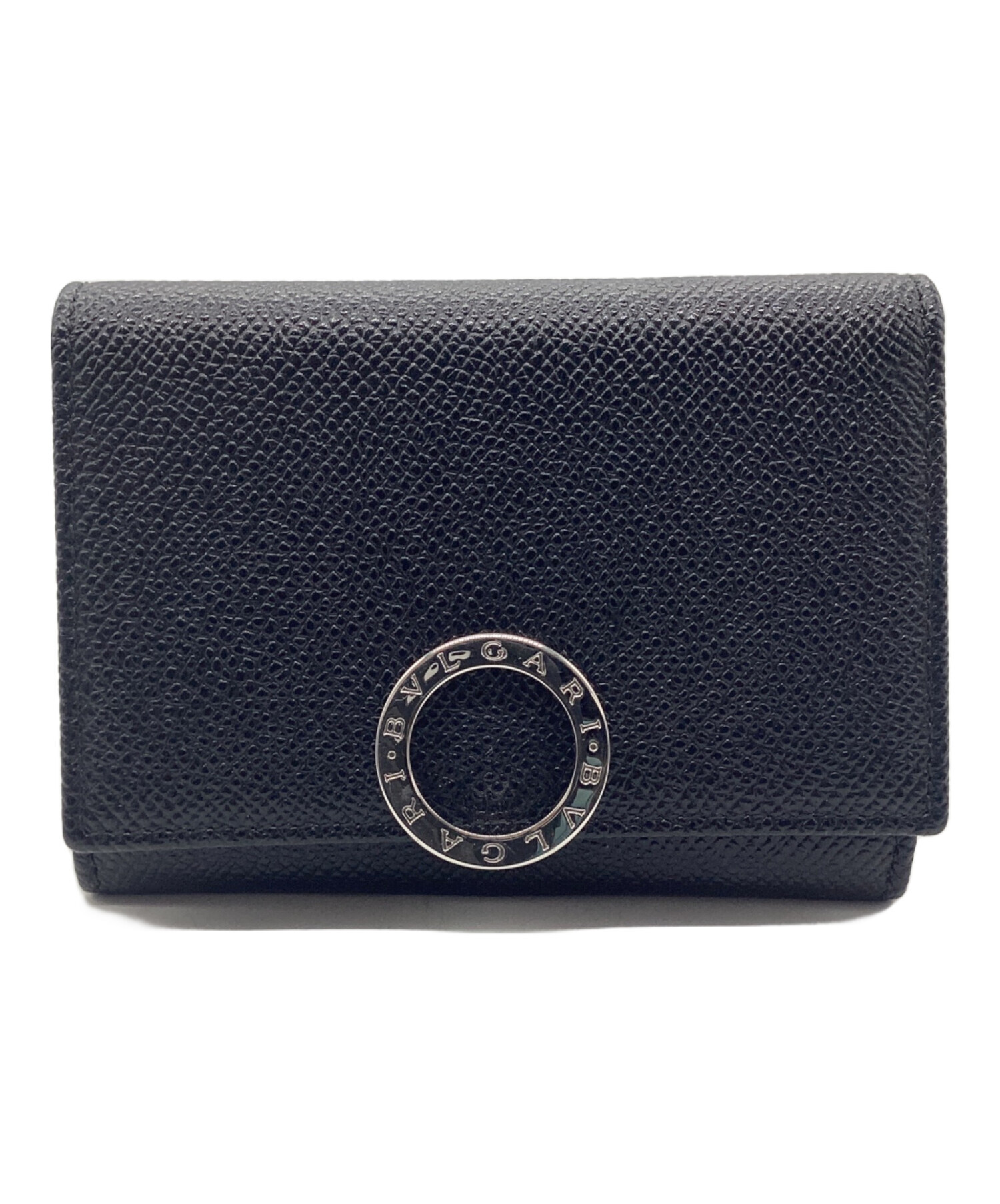 【新品未使用】BVLGARI　ブルガリ　名刺入れ 中古・古着通販】BVLGARI (ブルガリ) 名刺入れ GRAIN/BLK ブラック