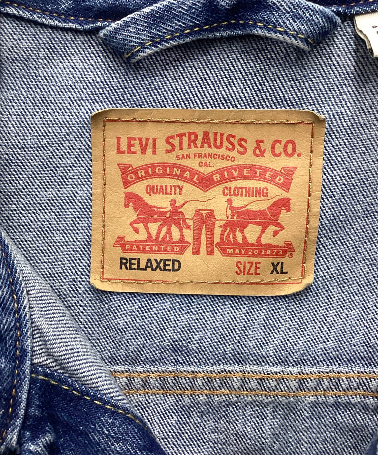 中古・古着通販】LEVI'S (リーバイス) 2nd RELAXEDデニムジャケット