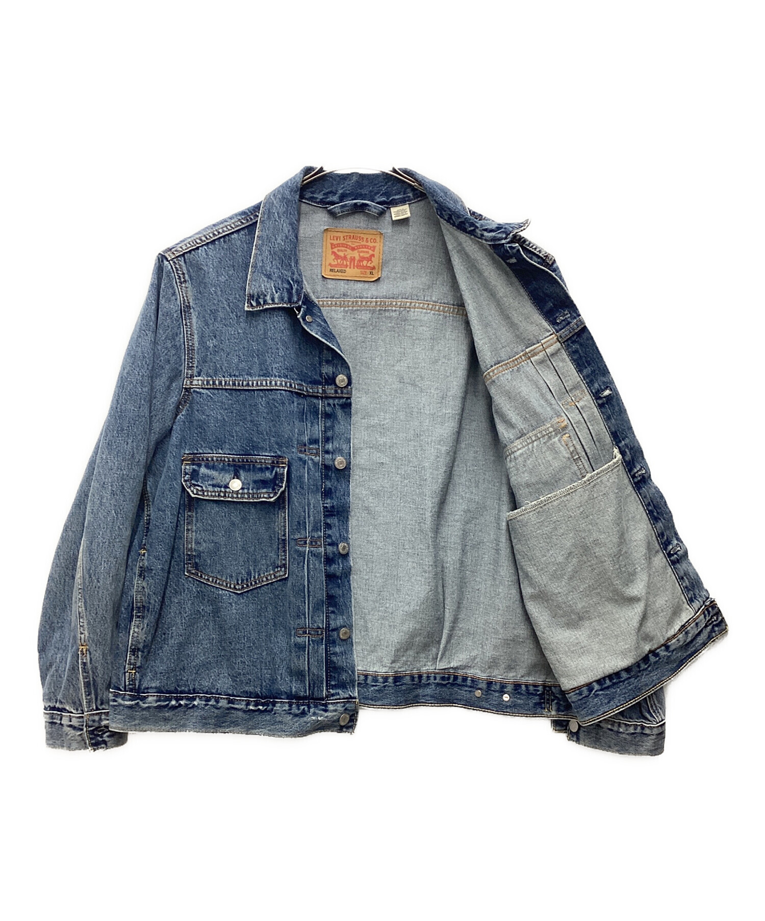中古・古着通販】LEVI'S (リーバイス) 2nd RELAXEDデニムジャケット