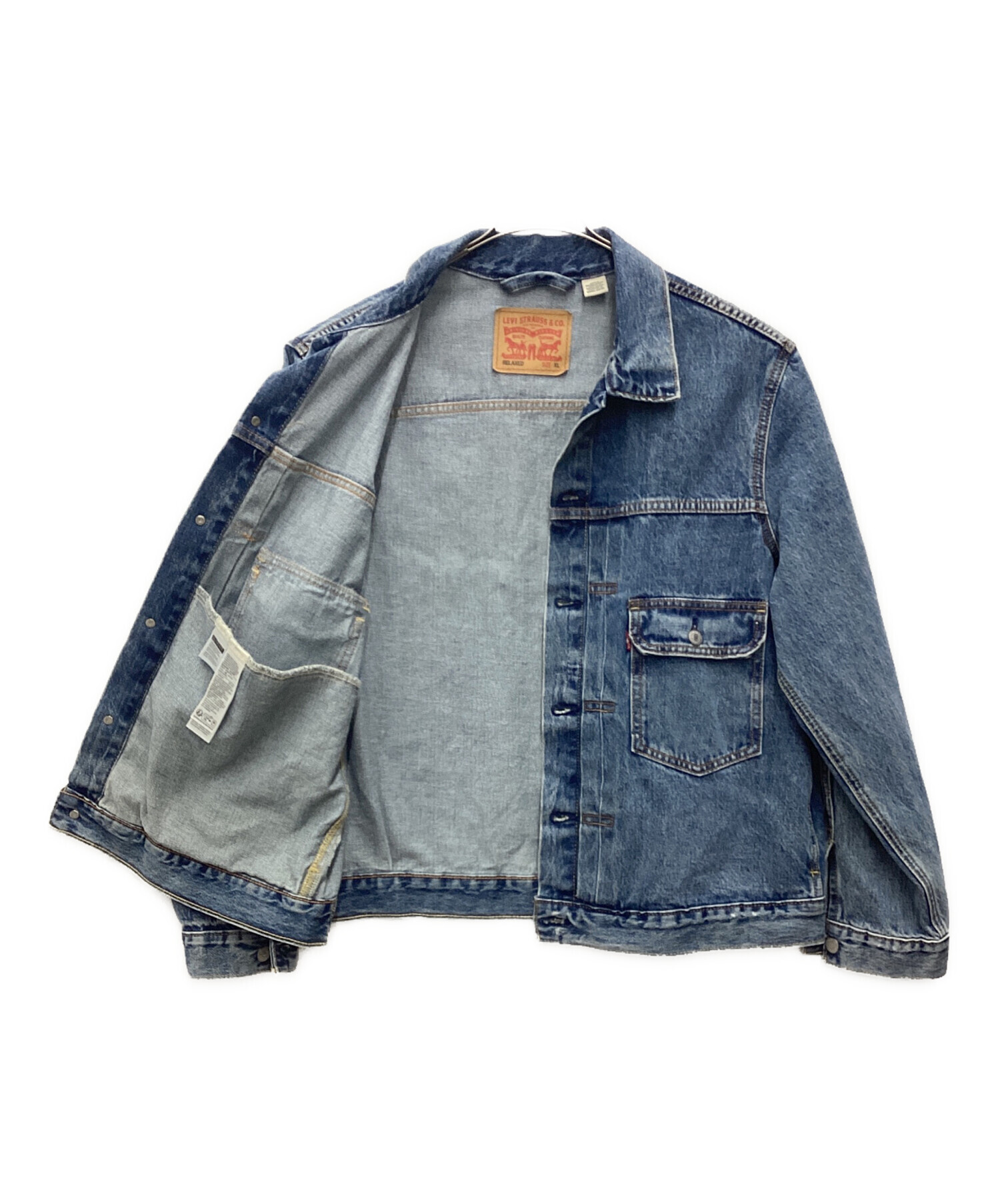 【RELAXED】【特大XL】Levi's デニムジャケット（お値引き大歓迎） 中古・古着通販】LEVI'S (リーバイス) 2nd RELAXEDデニムジャケット