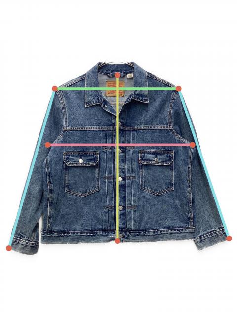 中古・古着通販】LEVI'S (リーバイス) 2nd RELAXEDデニムジャケット